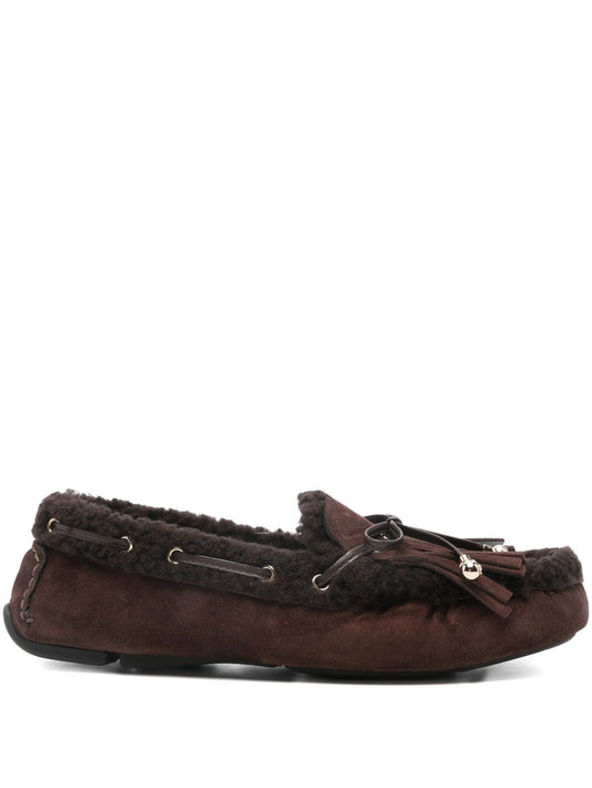 suede loafers