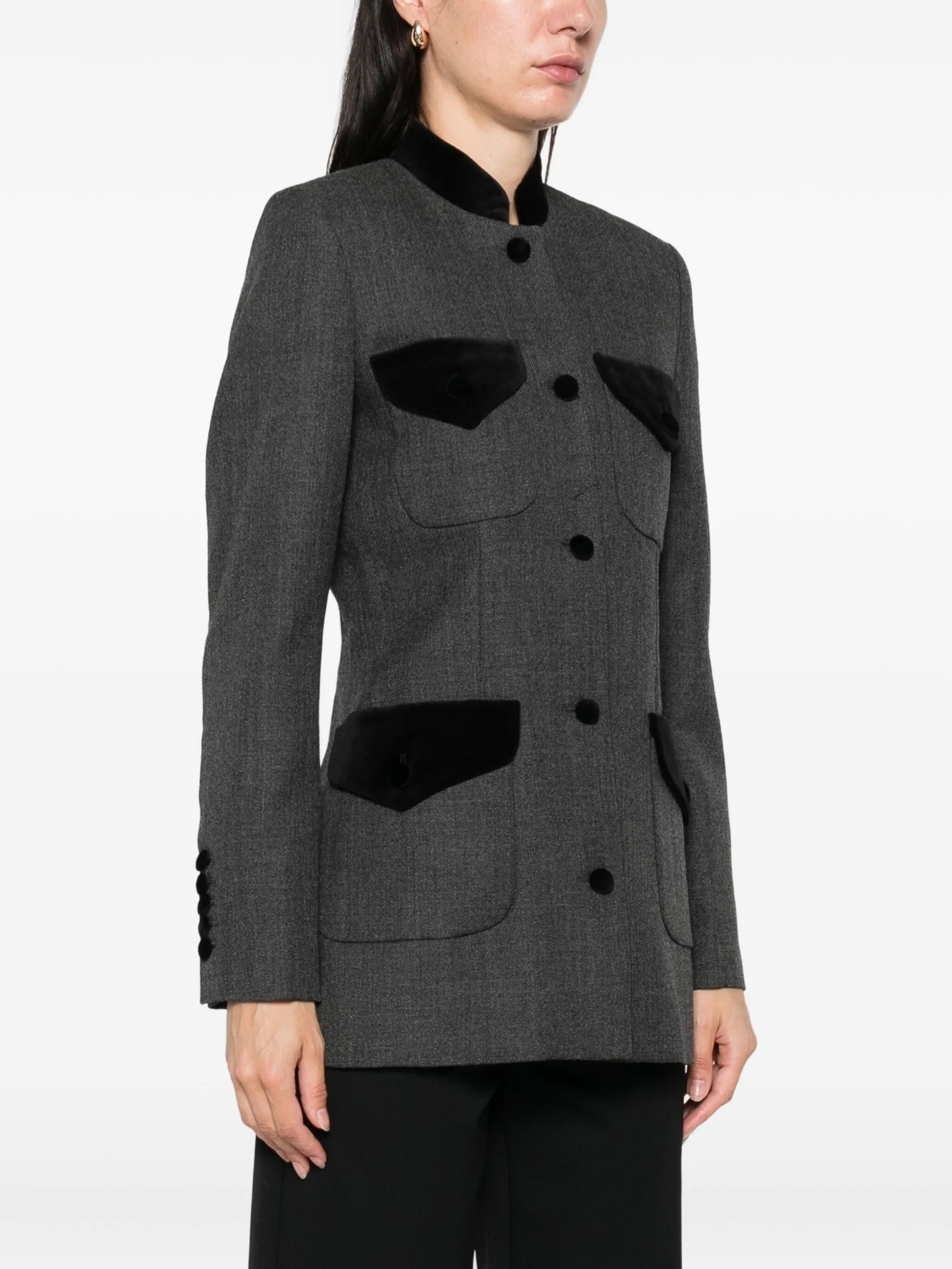 single-breasted blazer