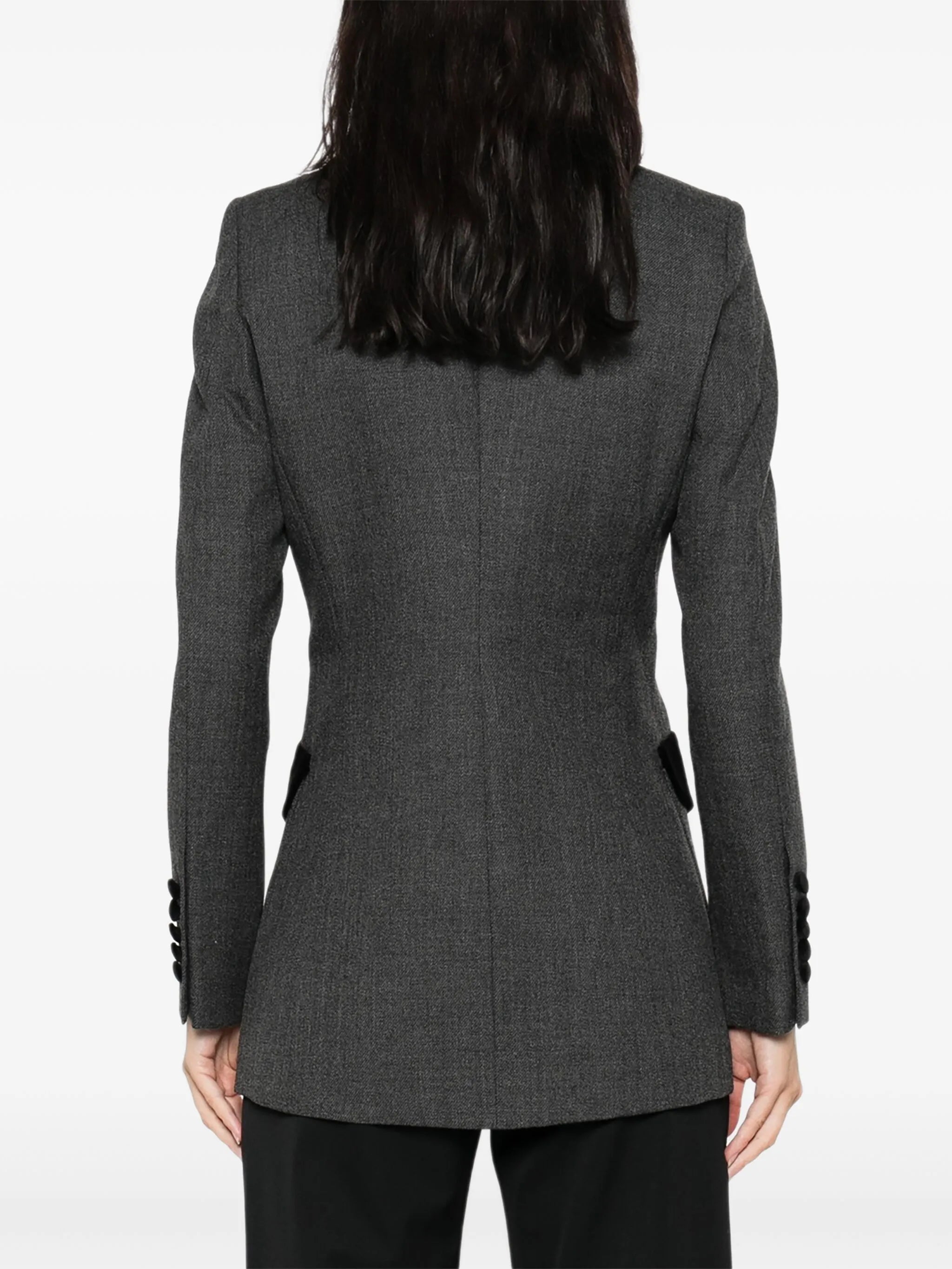 single-breasted blazer