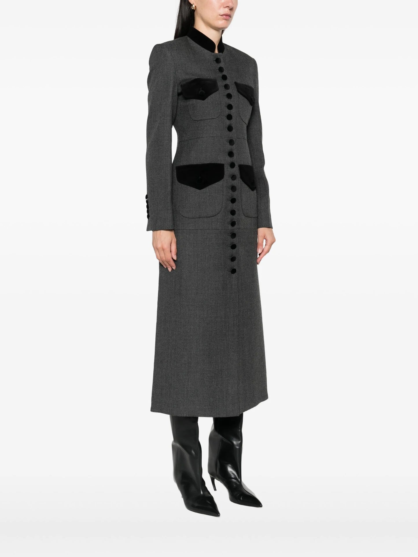 single-breasted coat