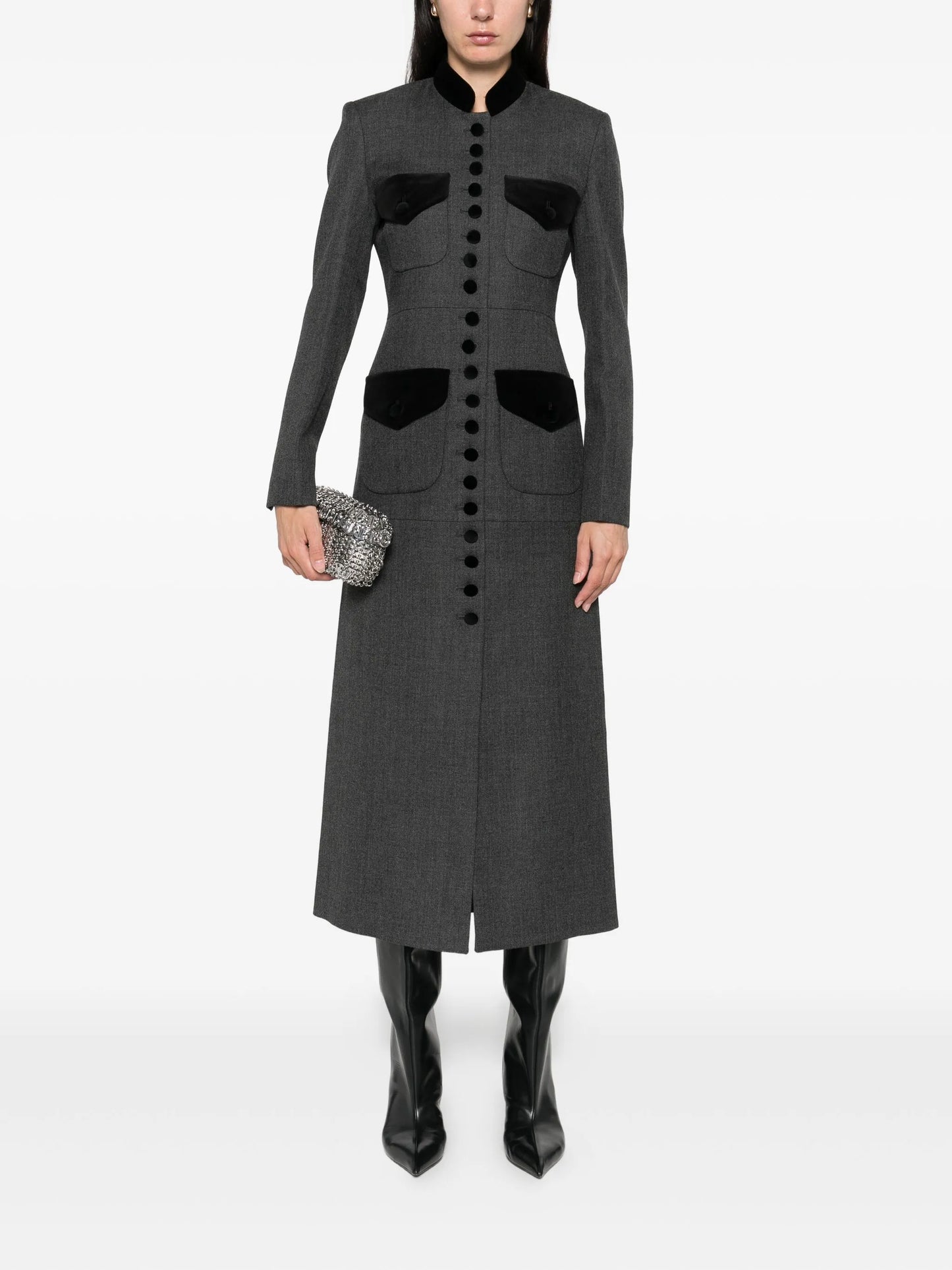 single-breasted coat