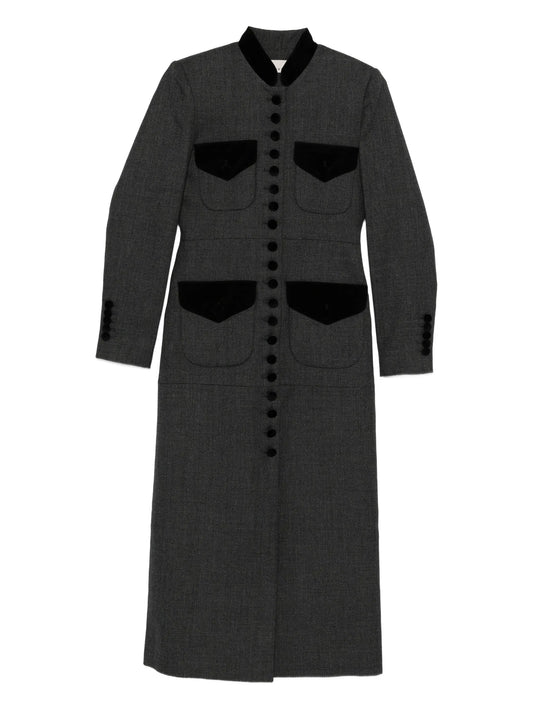 single-breasted coat