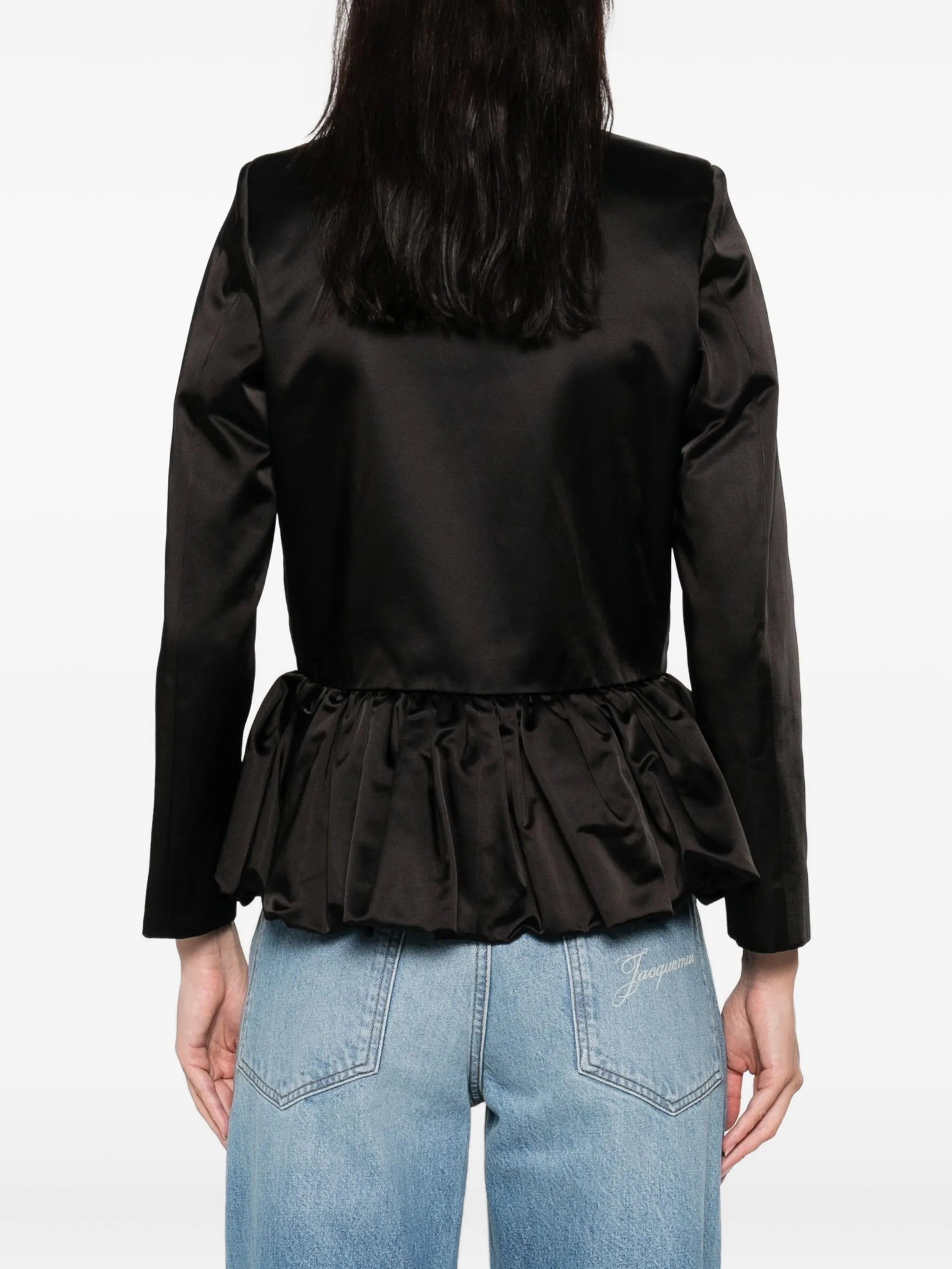 peplum fitted jacket