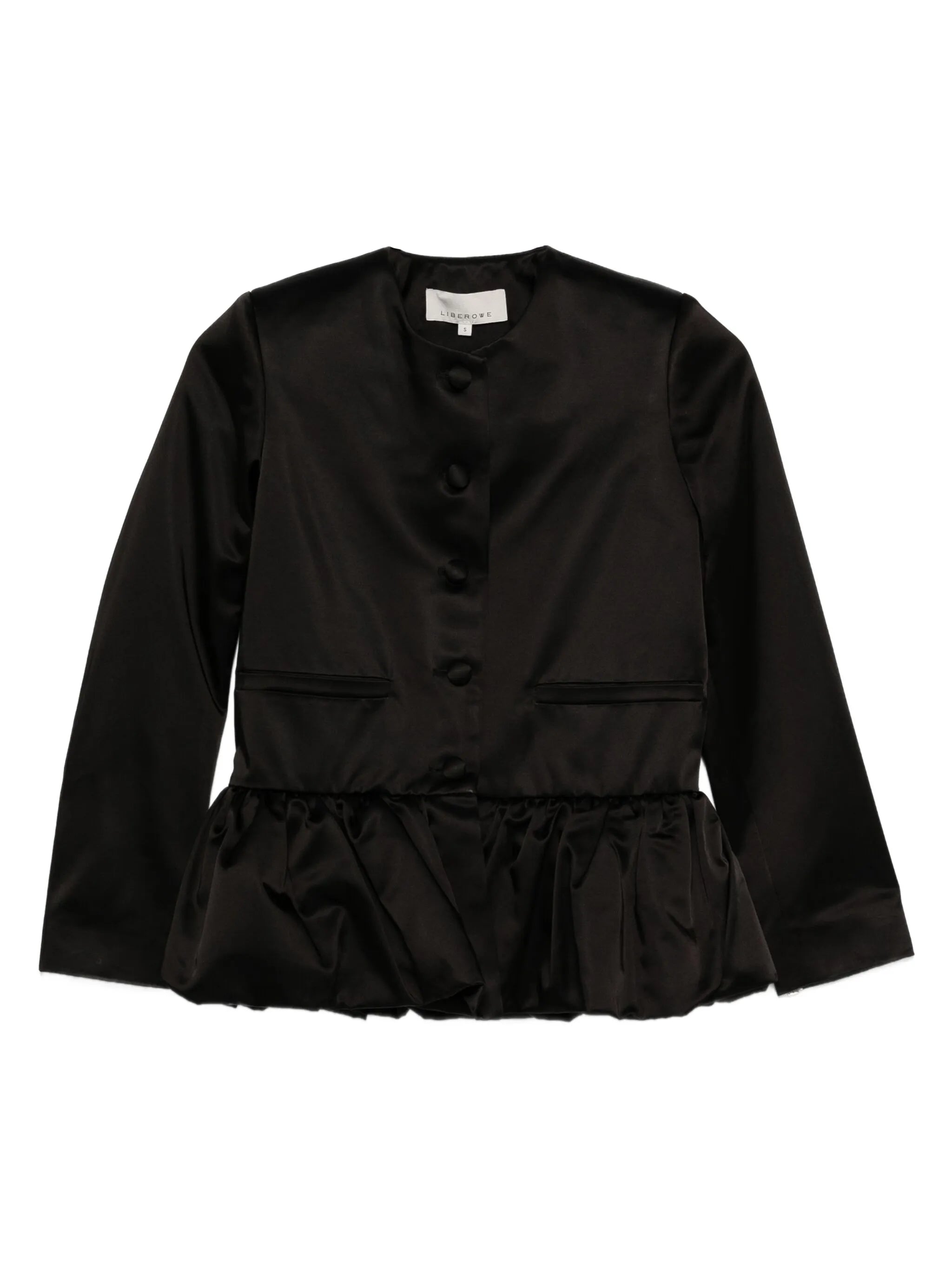 peplum fitted jacket