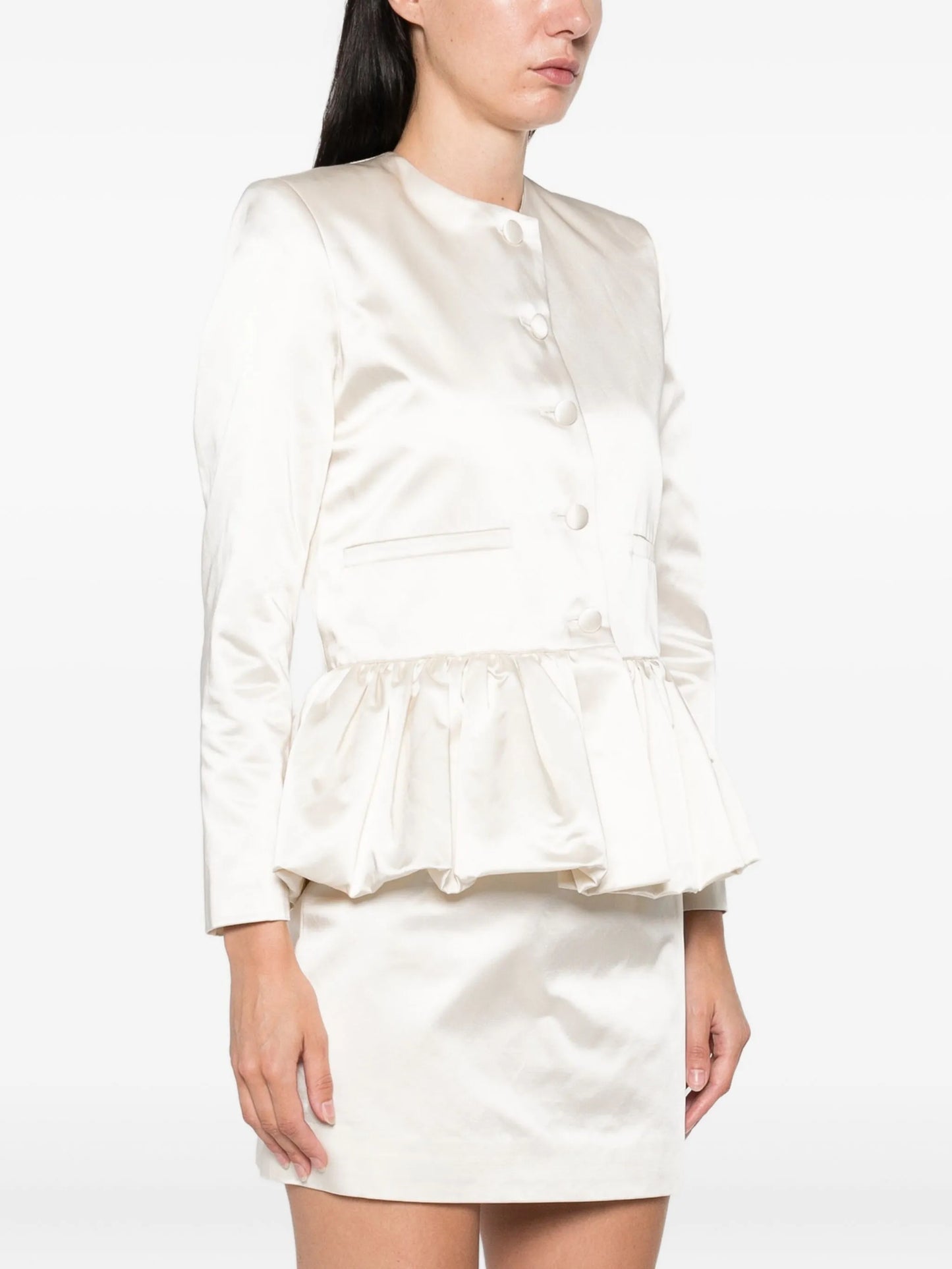 peplum fitted jacket