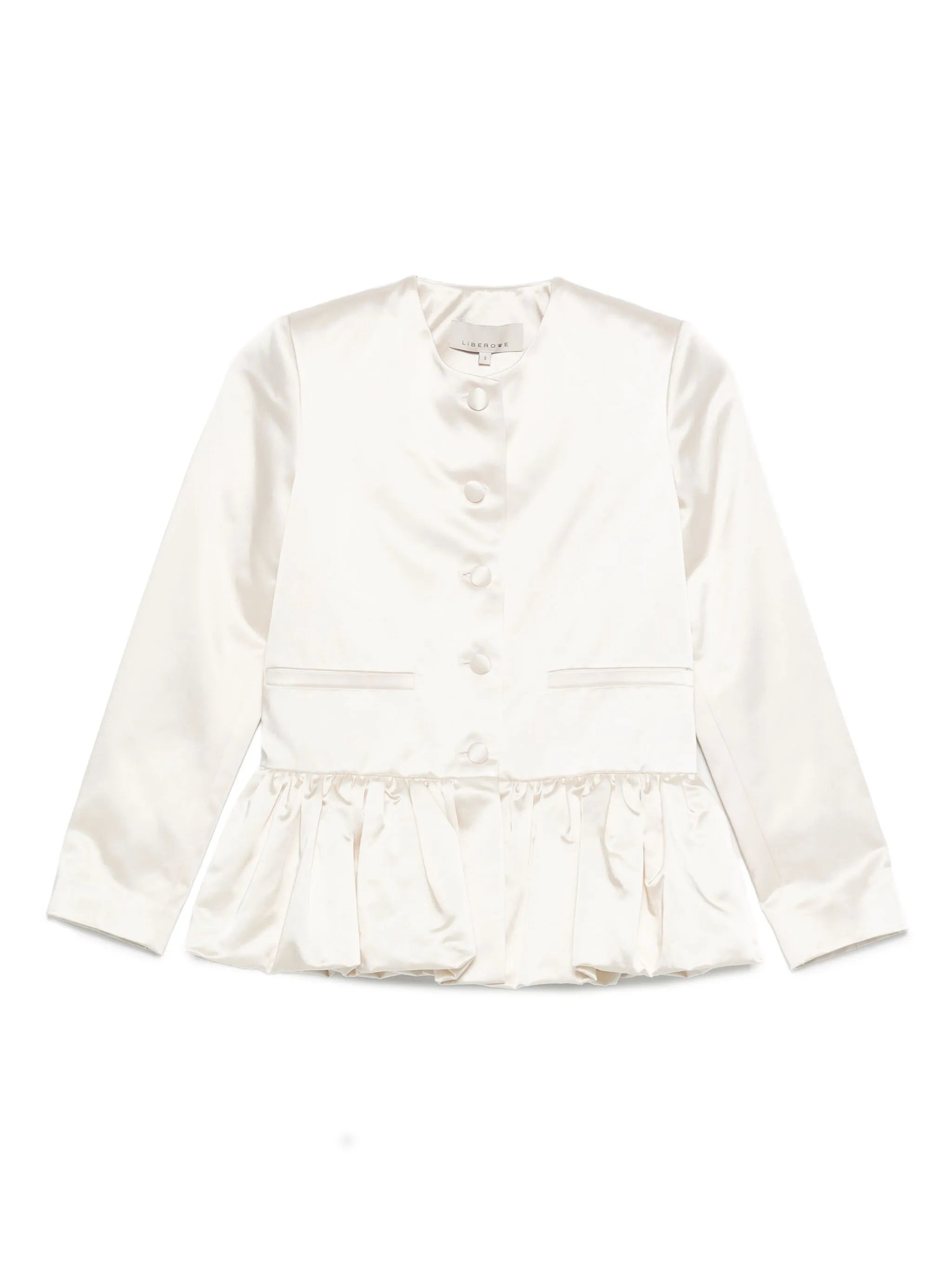 peplum fitted jacket