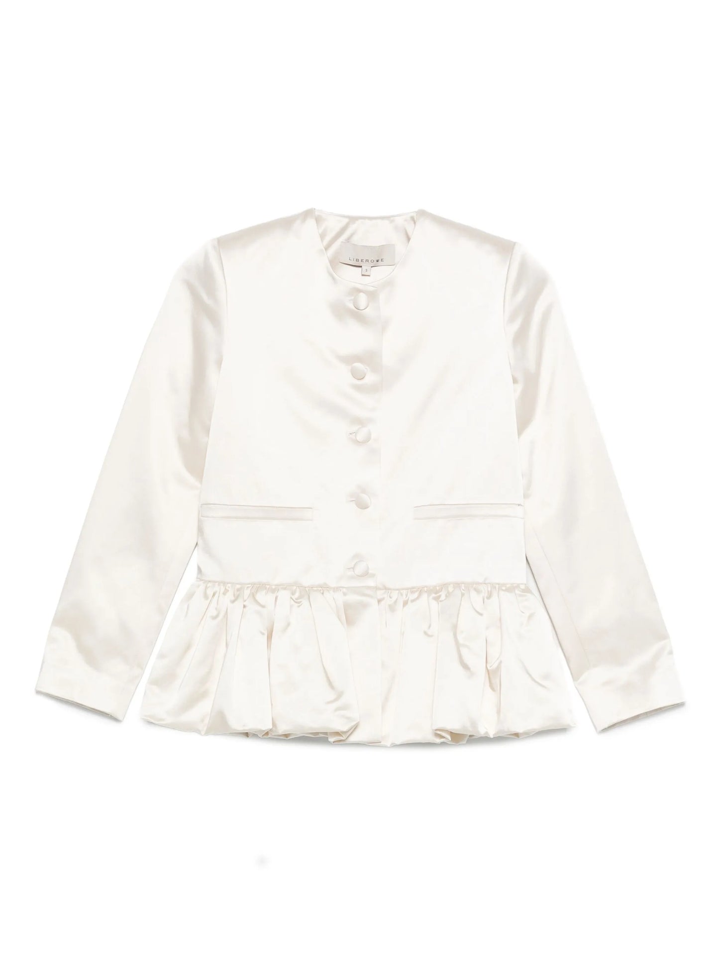 peplum fitted jacket