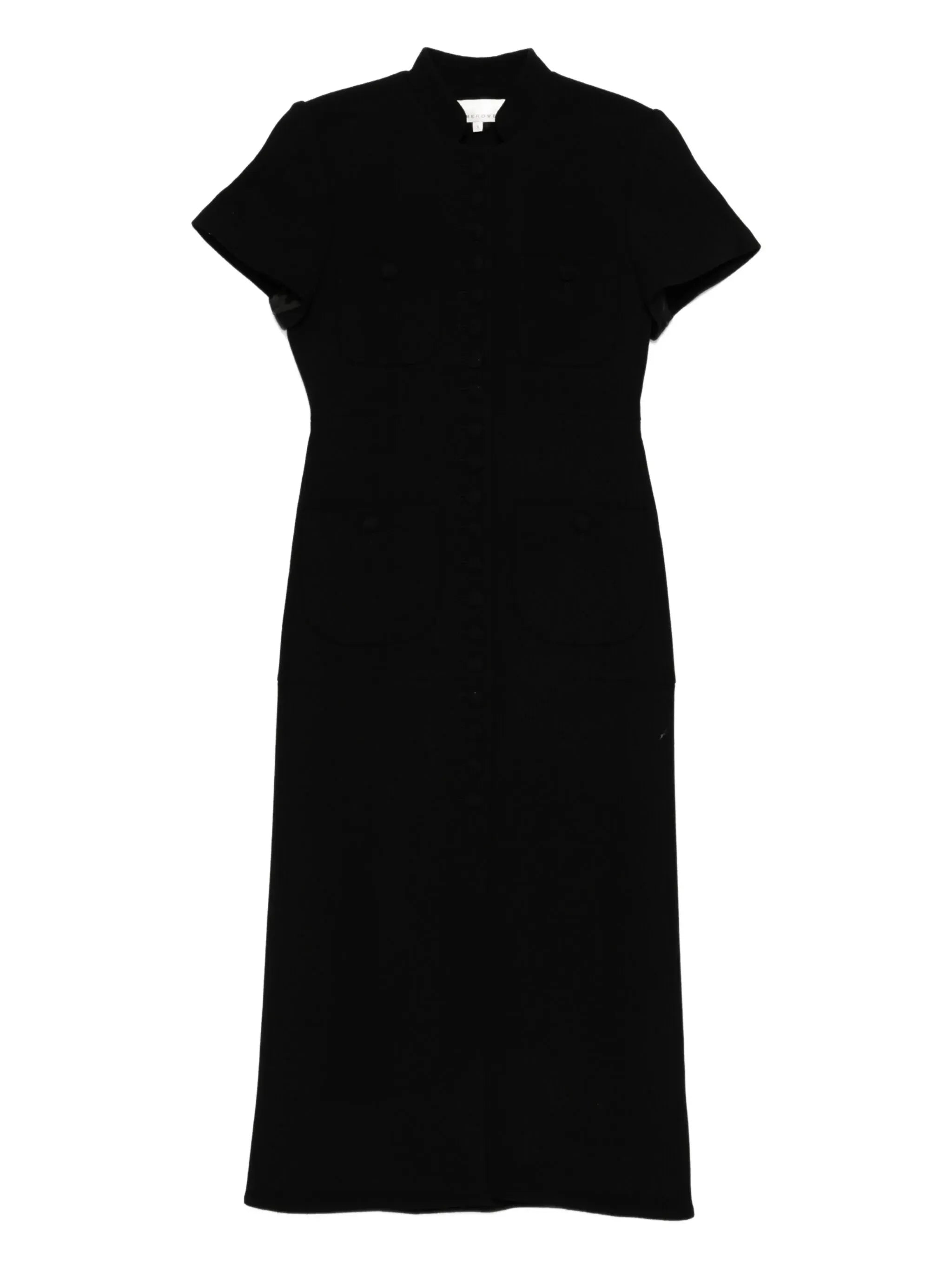 short sleeve midi dress