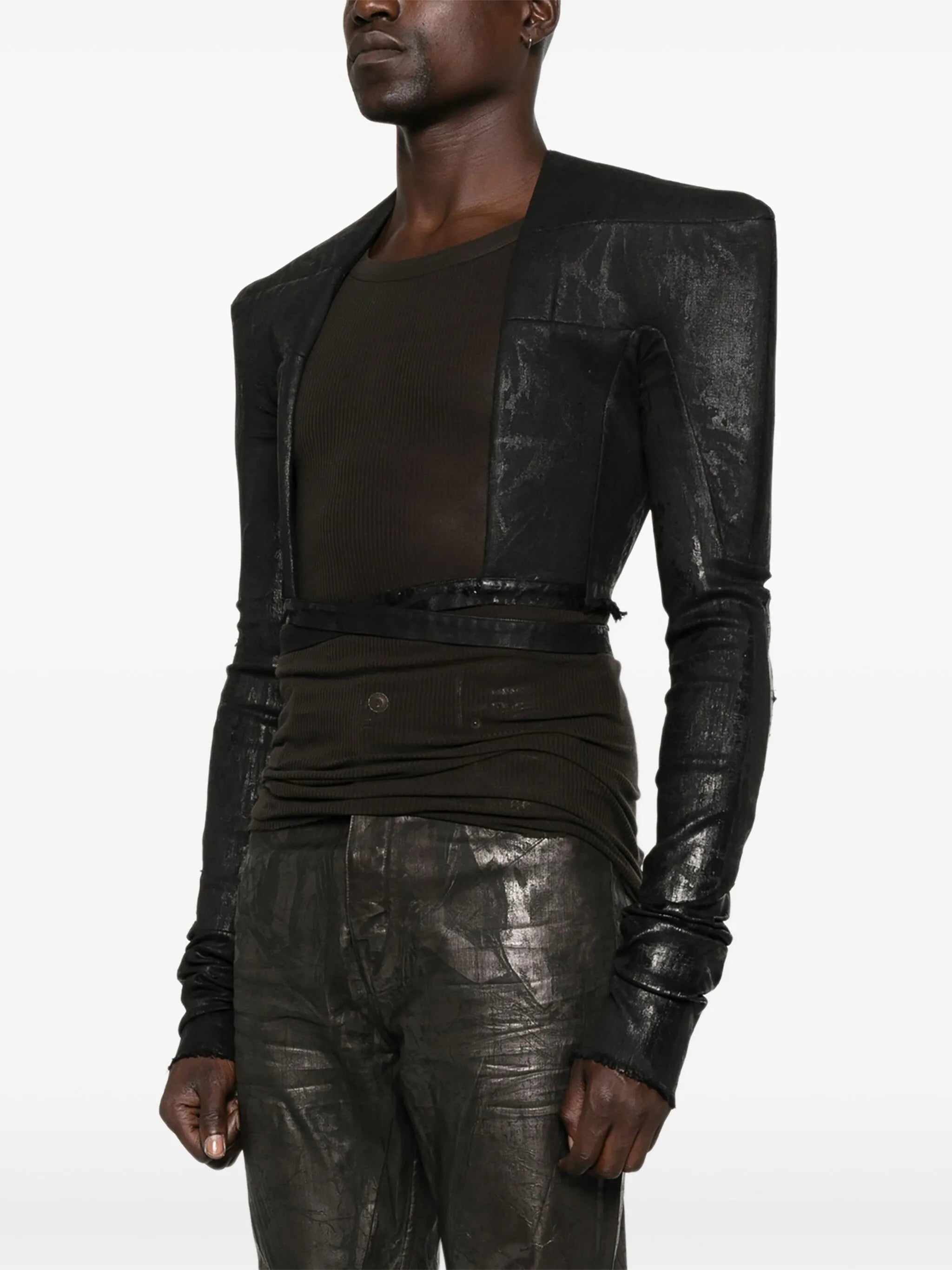 tie-waist jacket