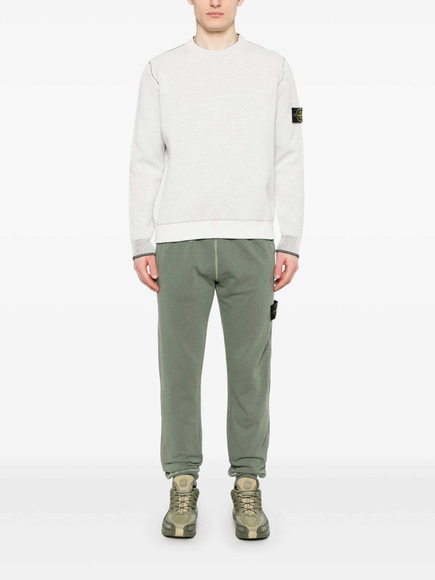 Compass-badge sweatshirt