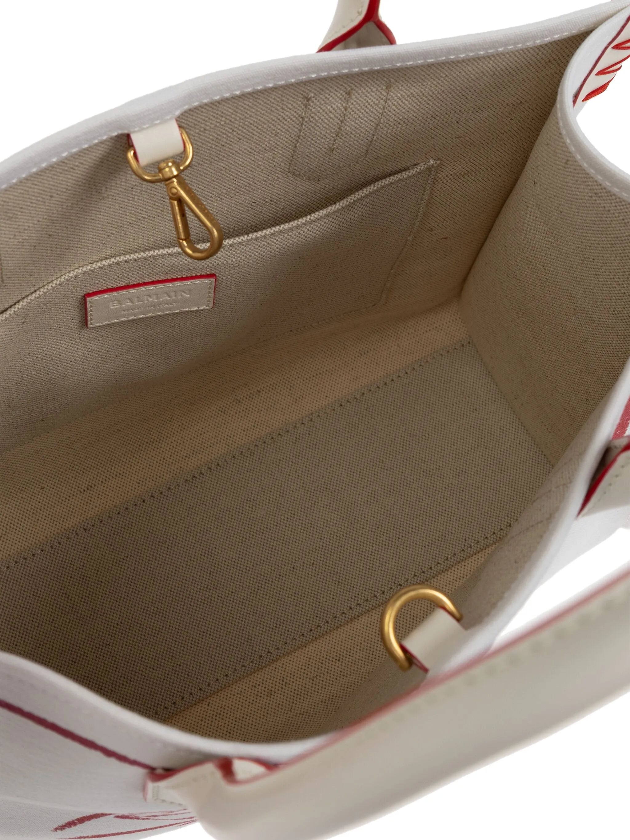 logo-print tote bag