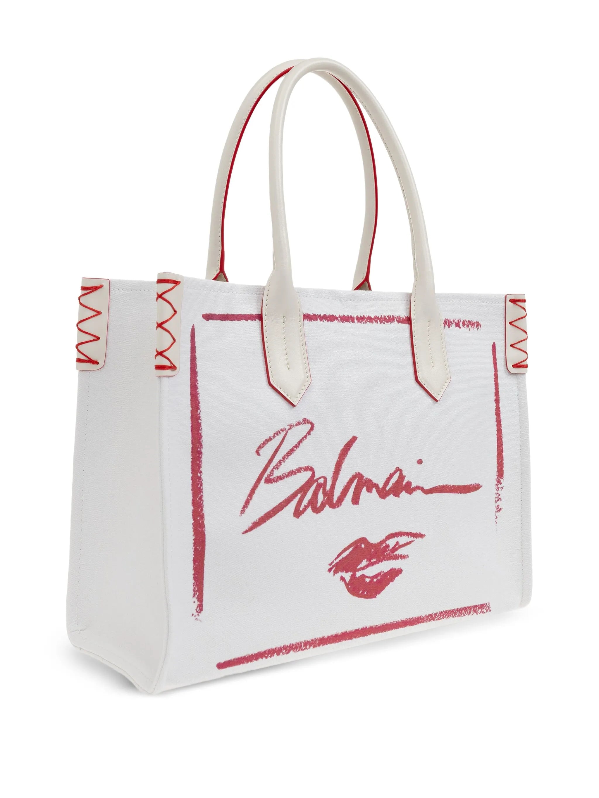 logo-print tote bag