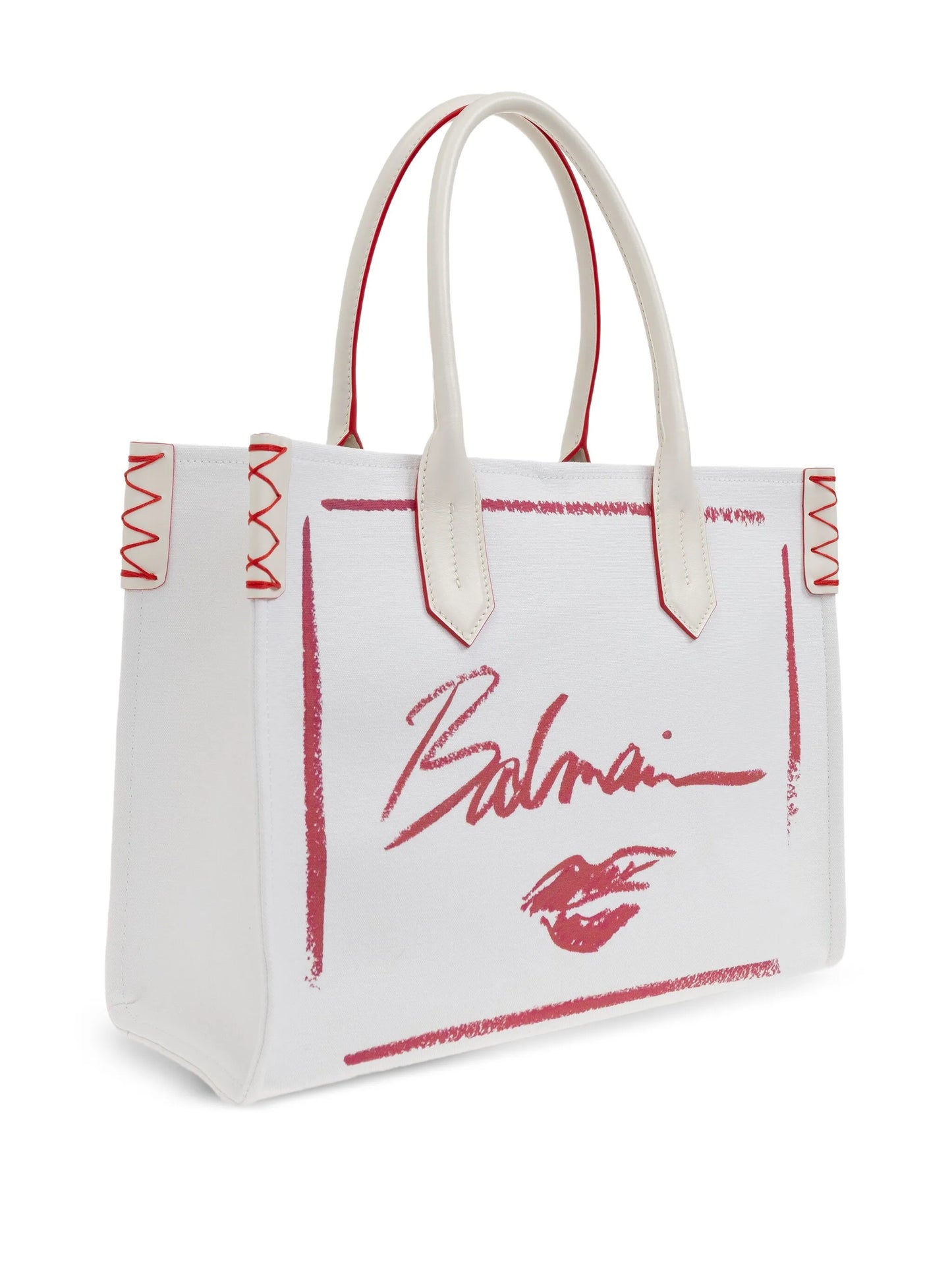logo-print tote bag