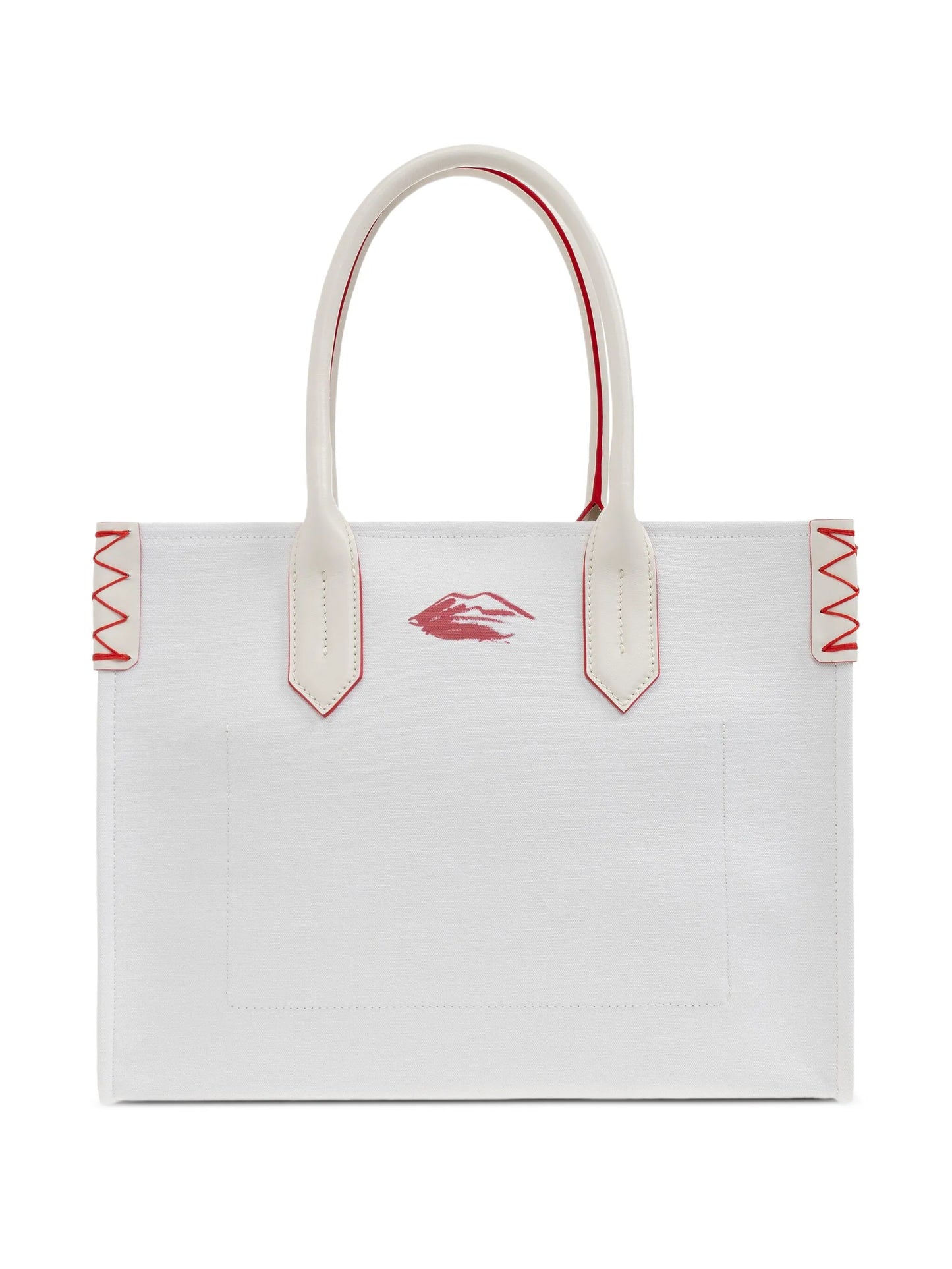 logo-print tote bag