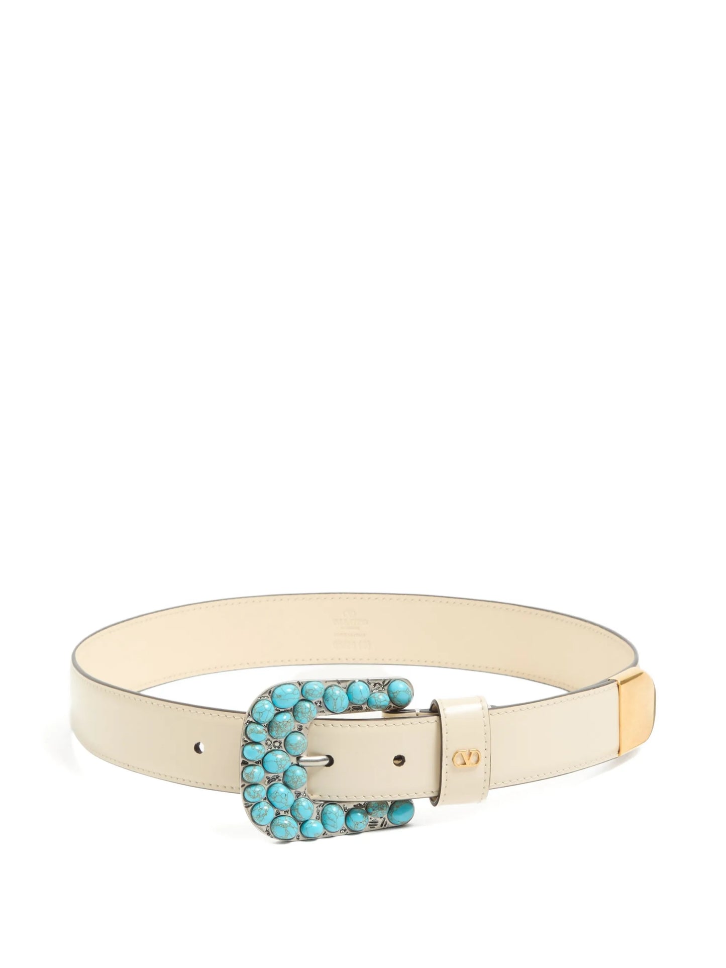 VLogo Signature brushed calfskin belt 30mm