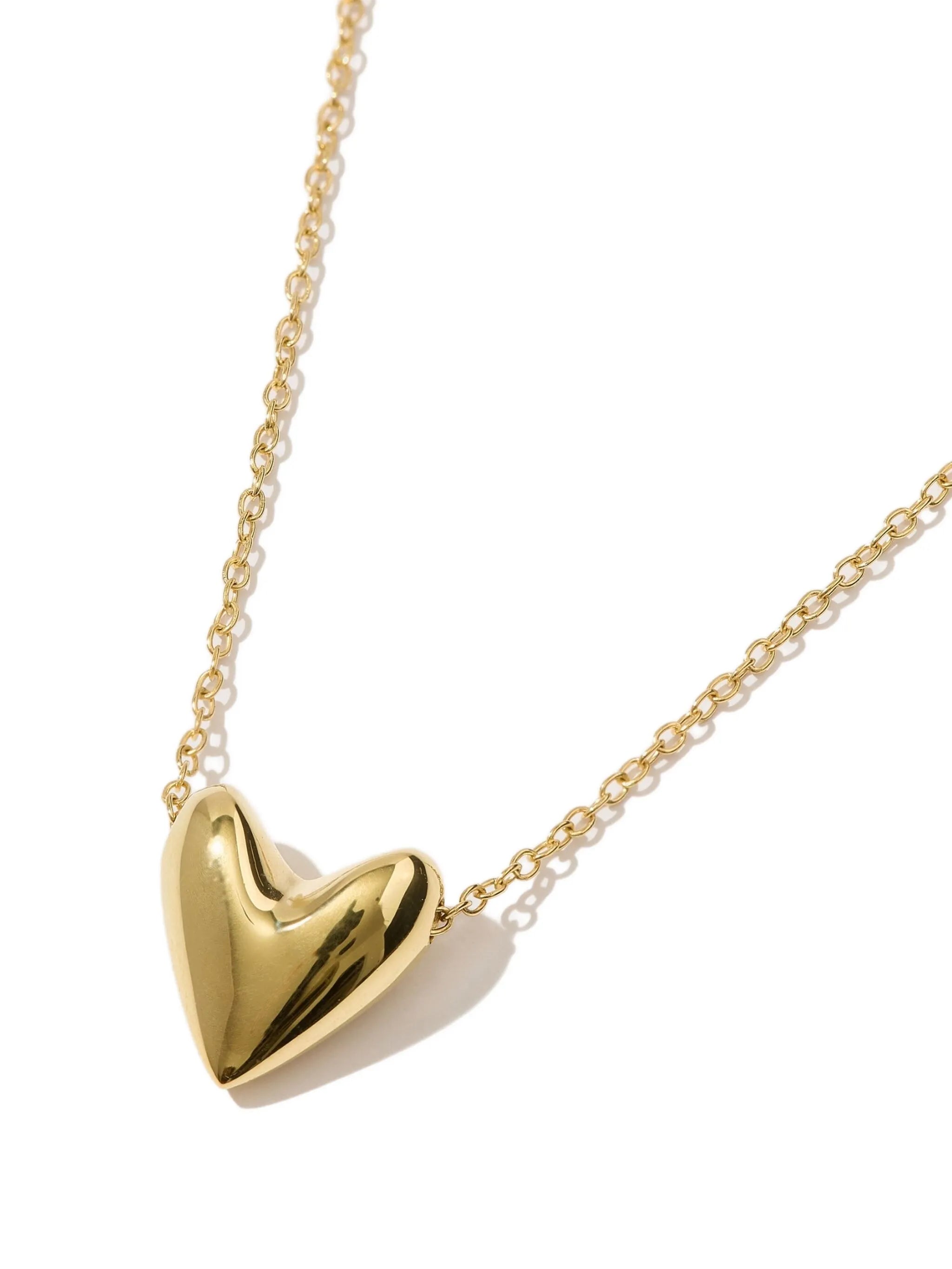 Roscida heart-pendant necklace