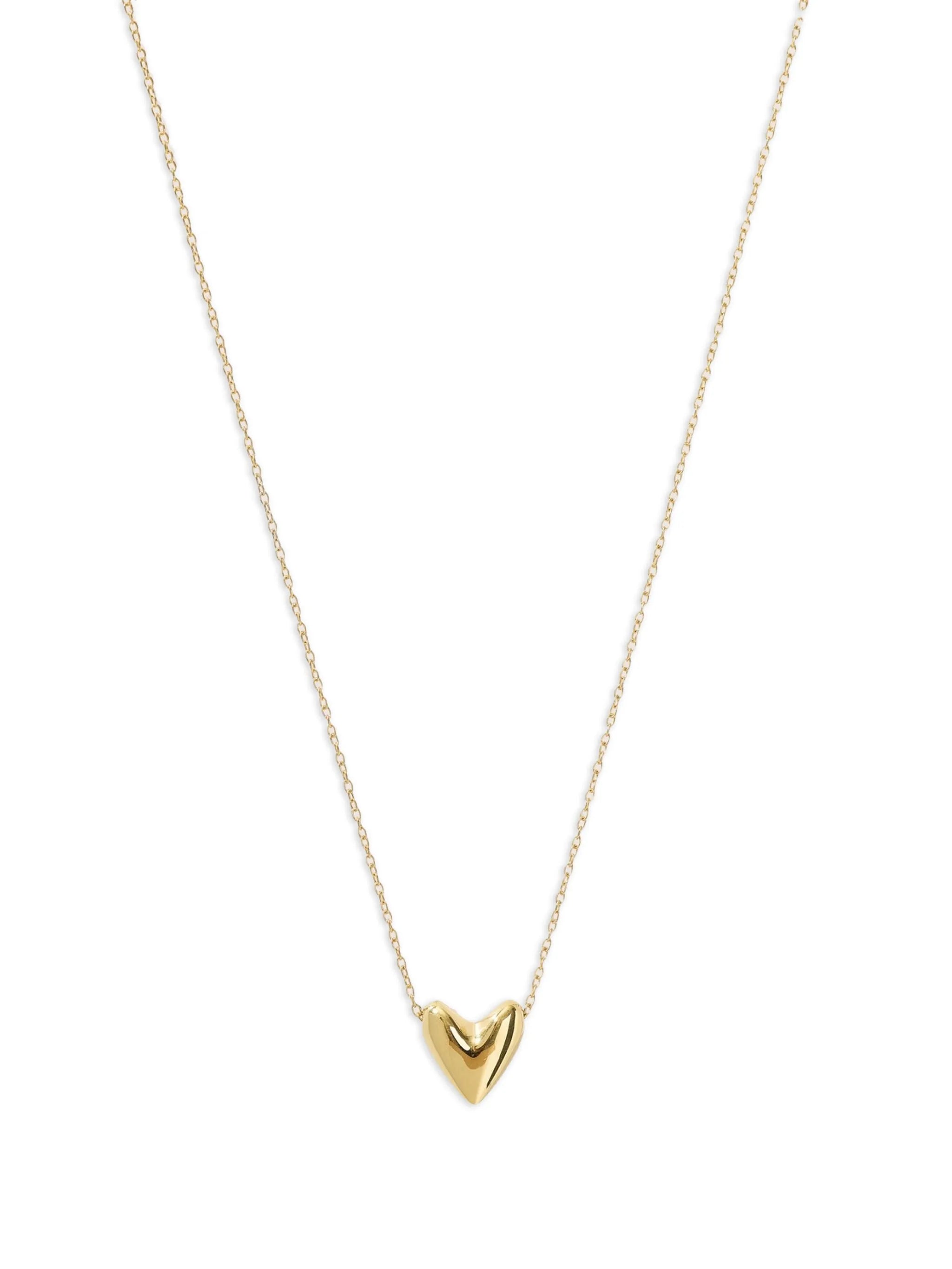 Roscida heart-pendant necklace