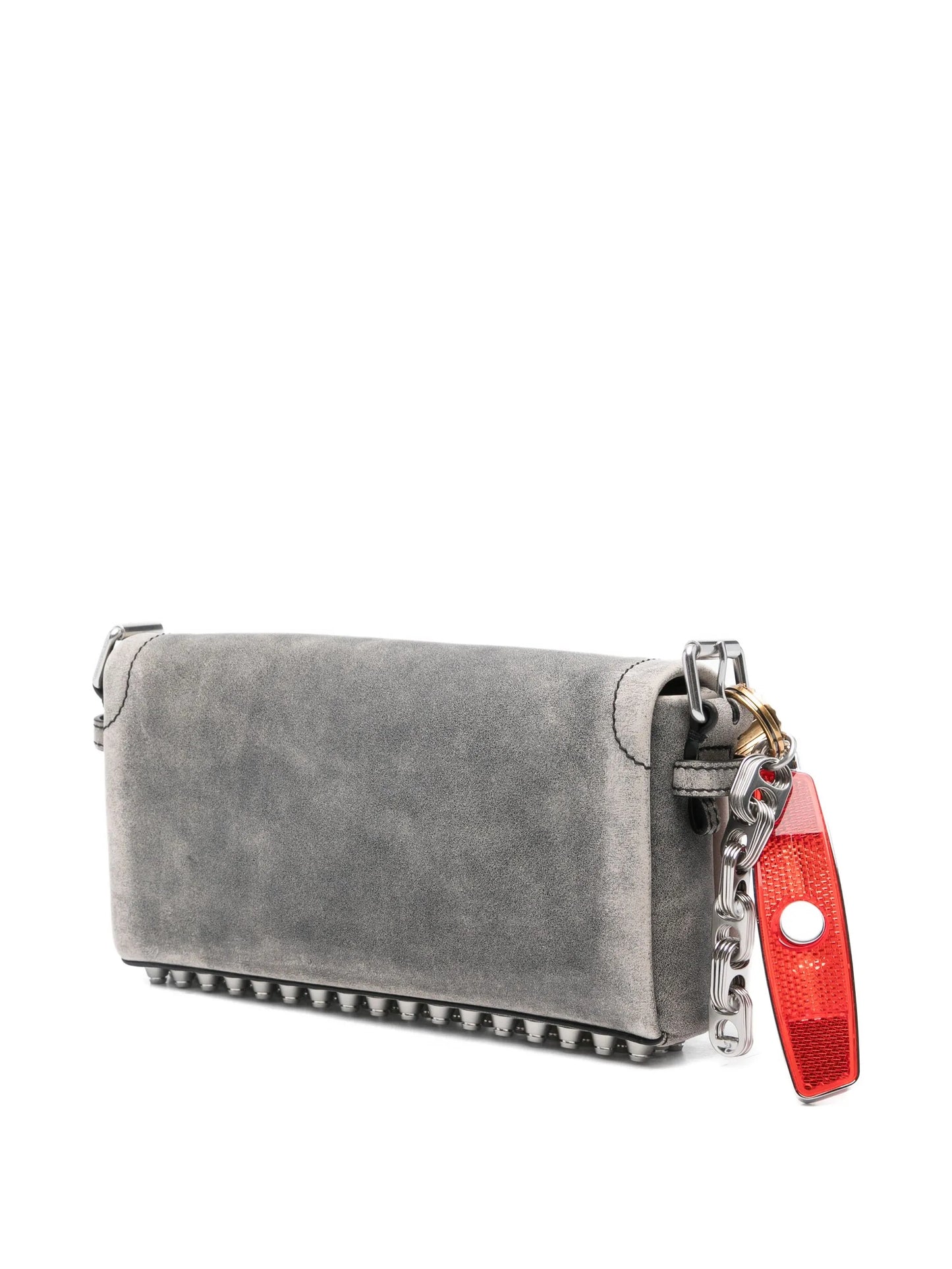 studded flap shoulder bag