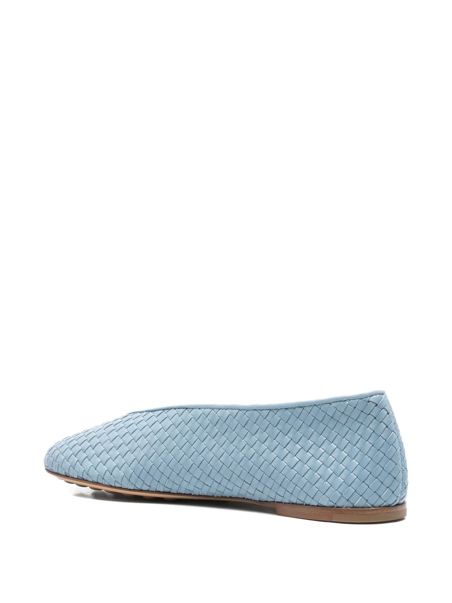 Intrecciato ballet flats