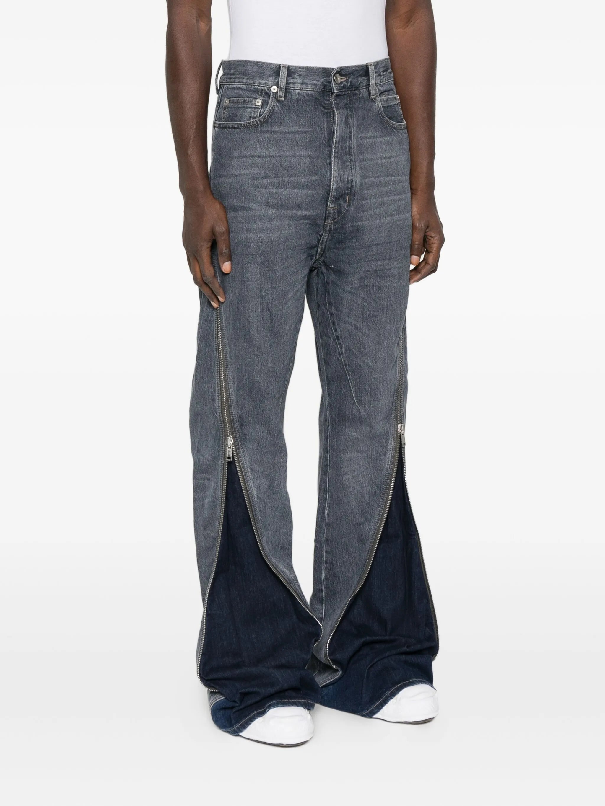 Bolan Banana zip-detail jeans
