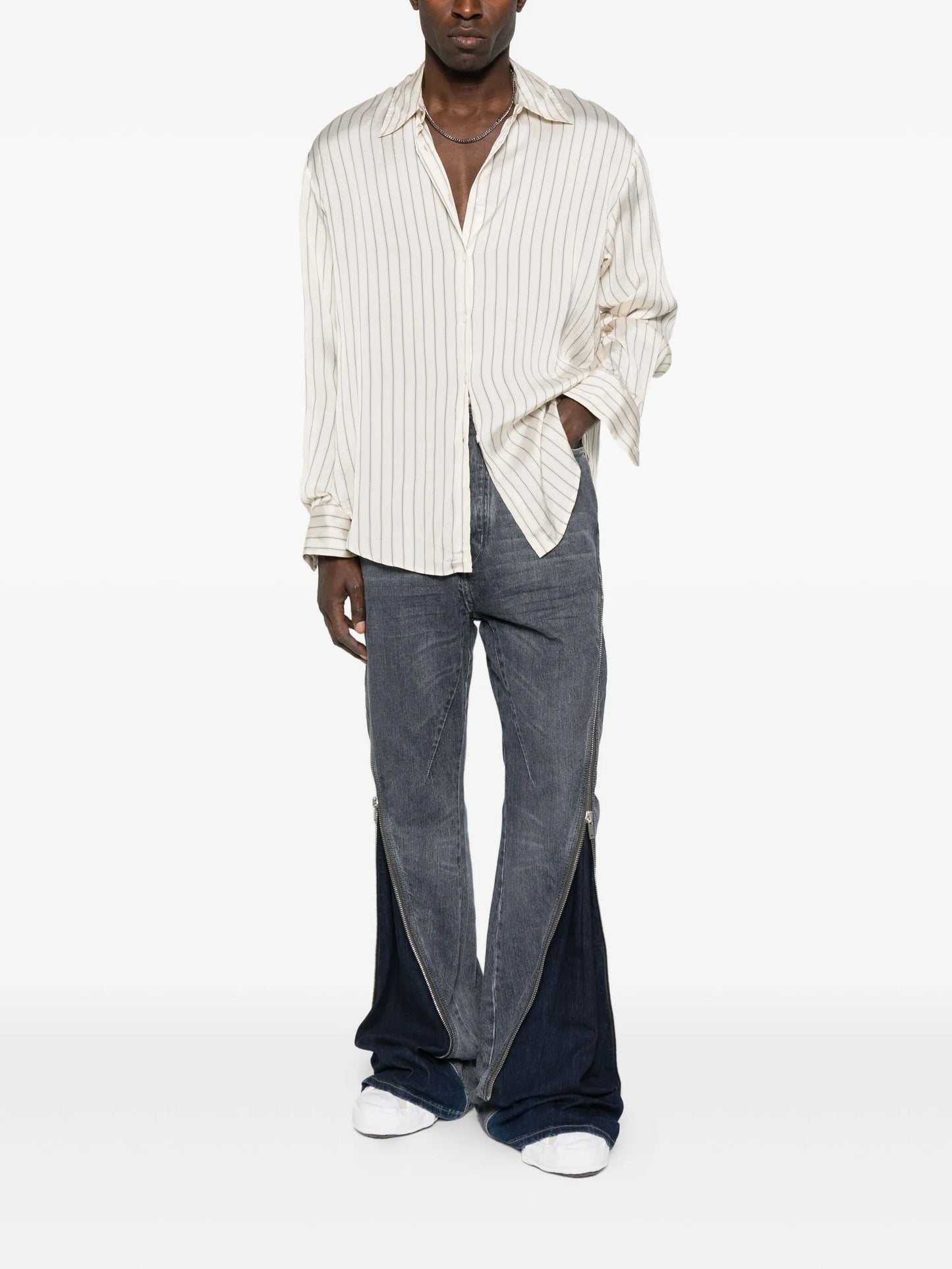 Bolan Banana zip-detail jeans