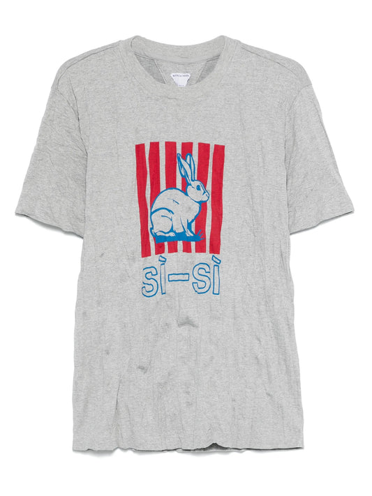 printed crushed T-shirt