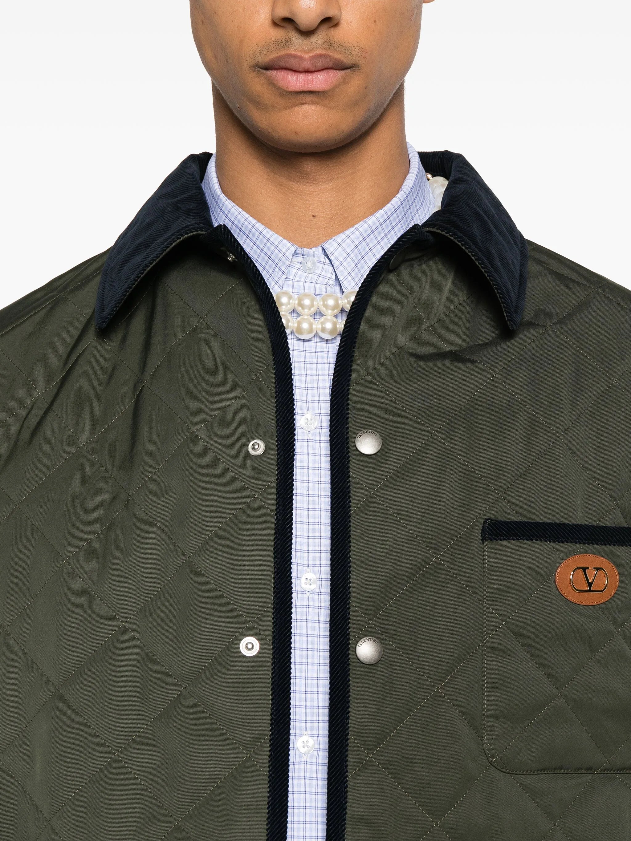Vlogo Signature quilted jacket