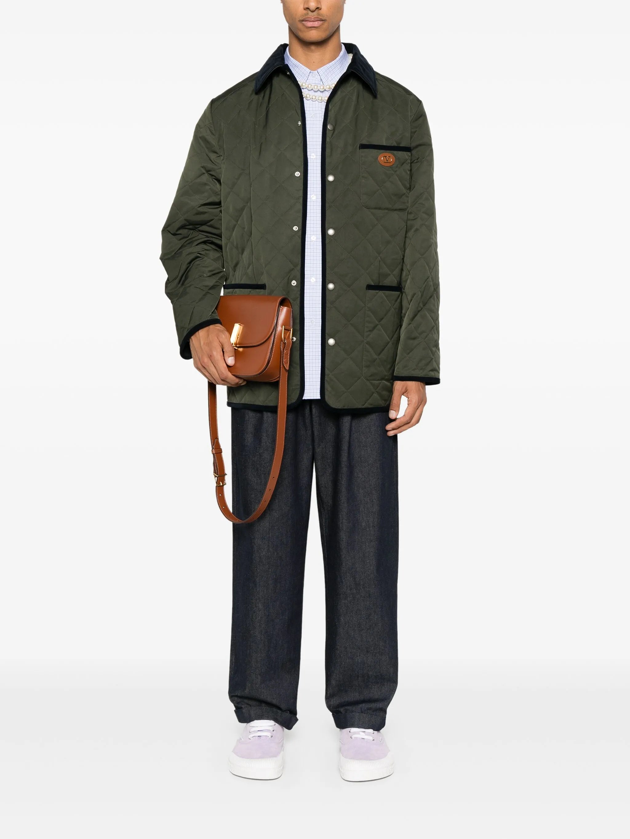 Vlogo Signature quilted jacket