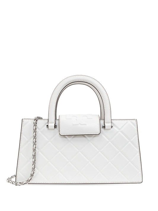 logo-embossed bag
