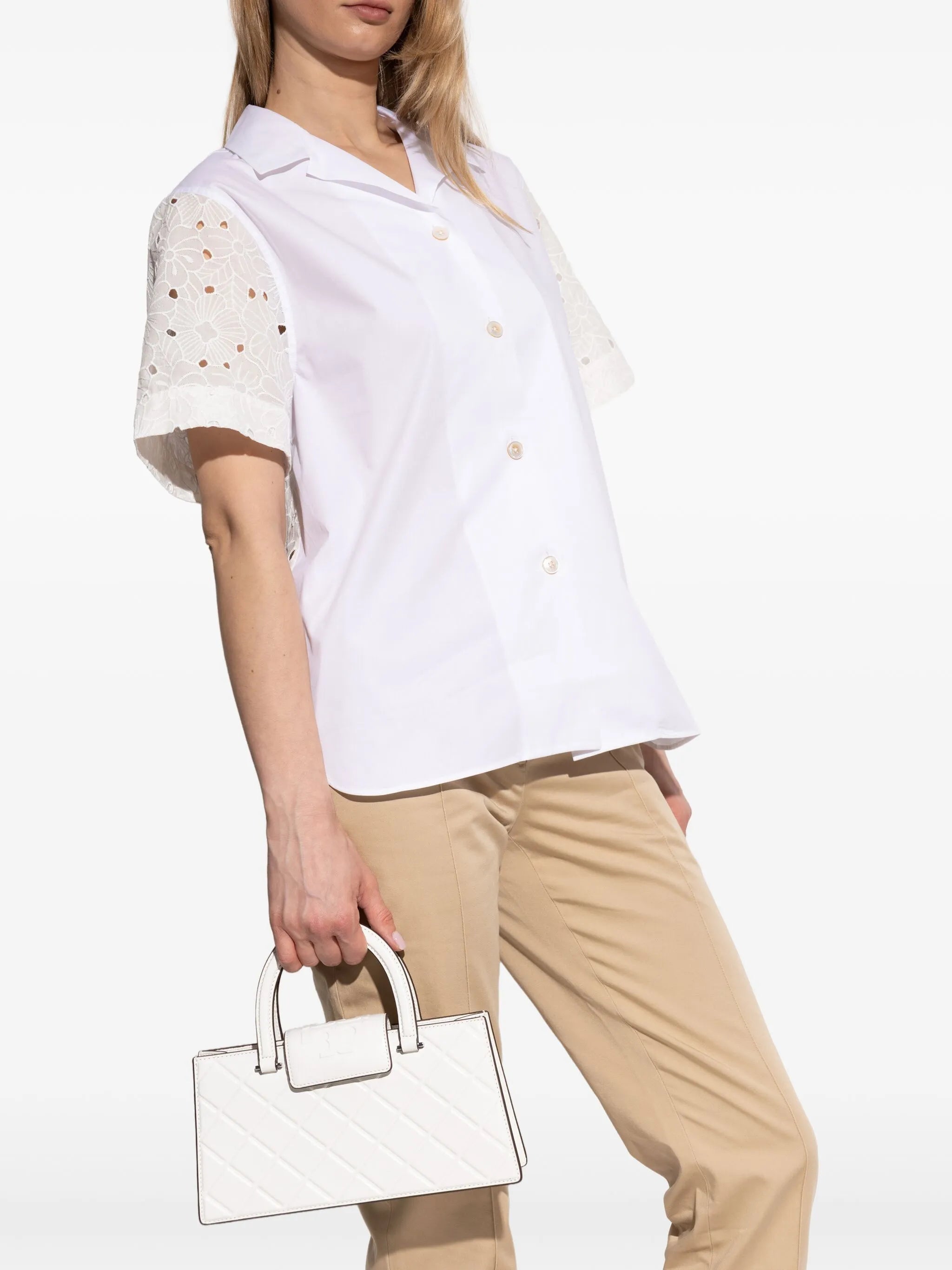 logo-embossed bag