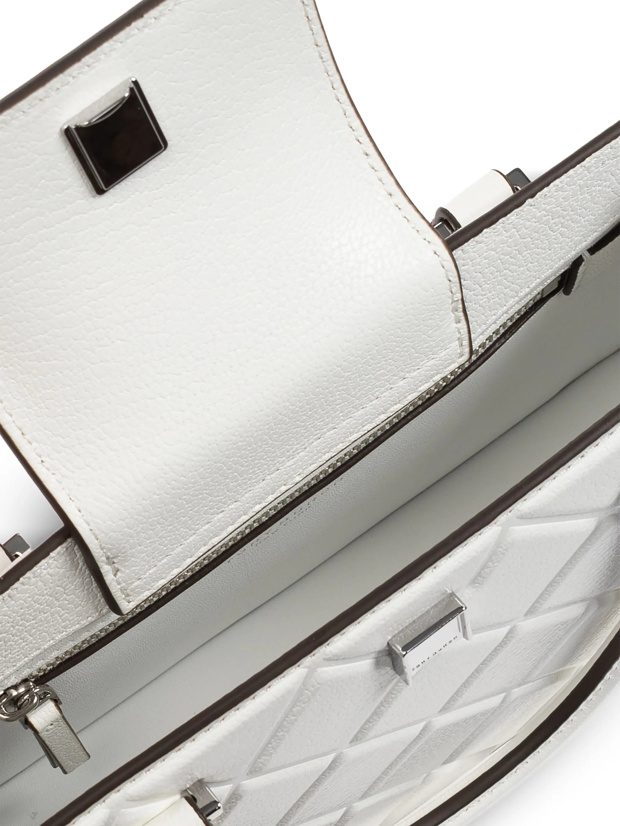 logo-embossed bag