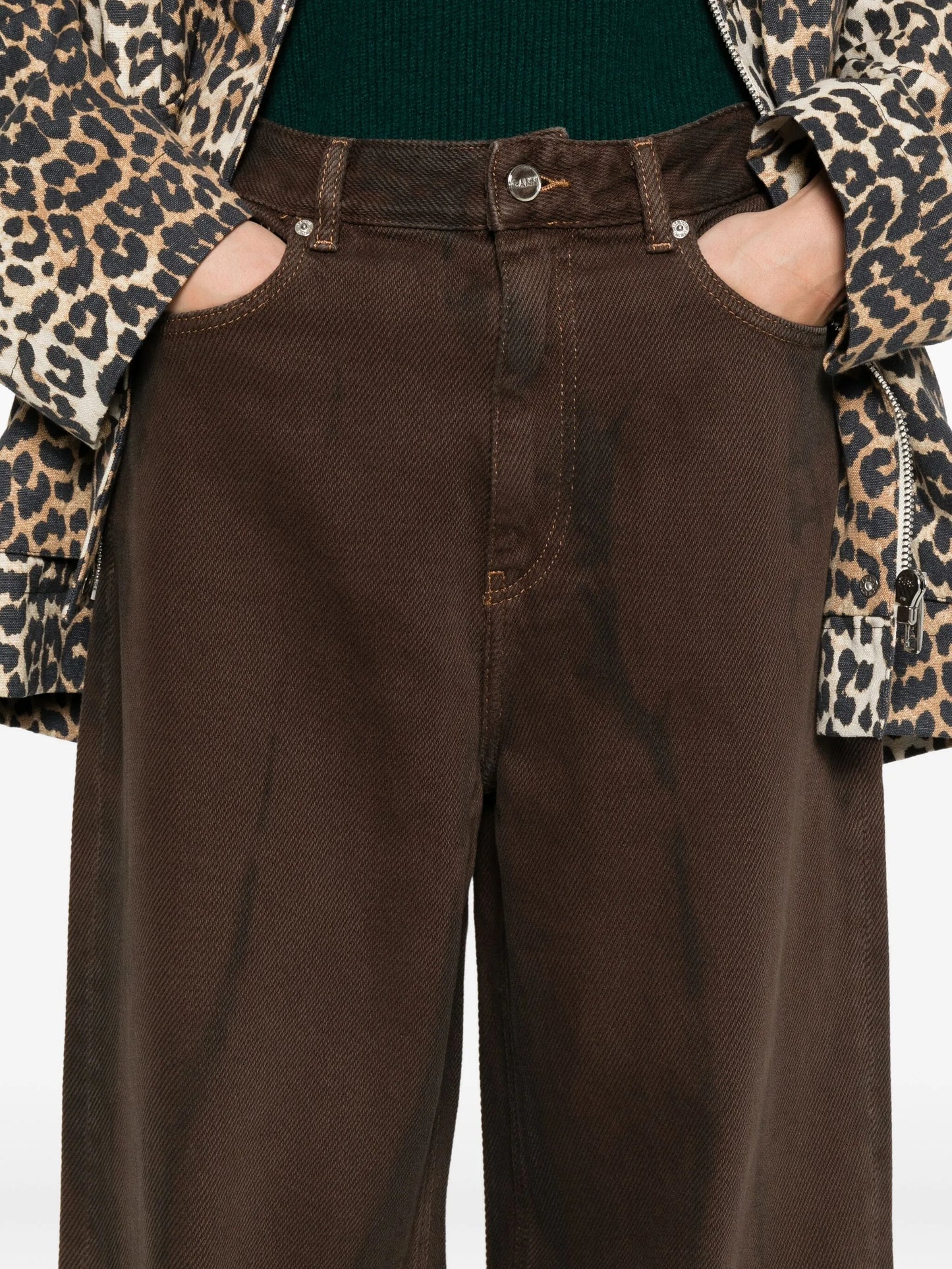 wide-leg jeans