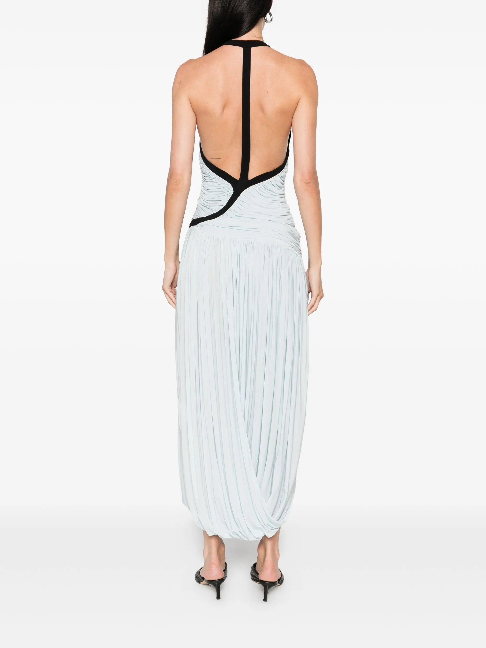 sleeveless jersey dress