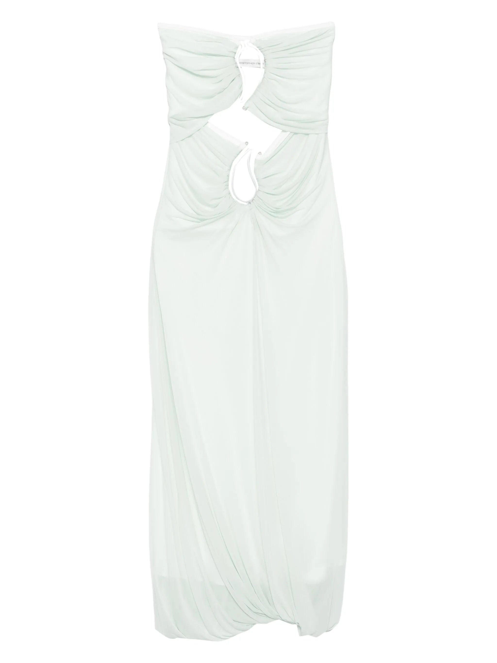 paisley-ring dress