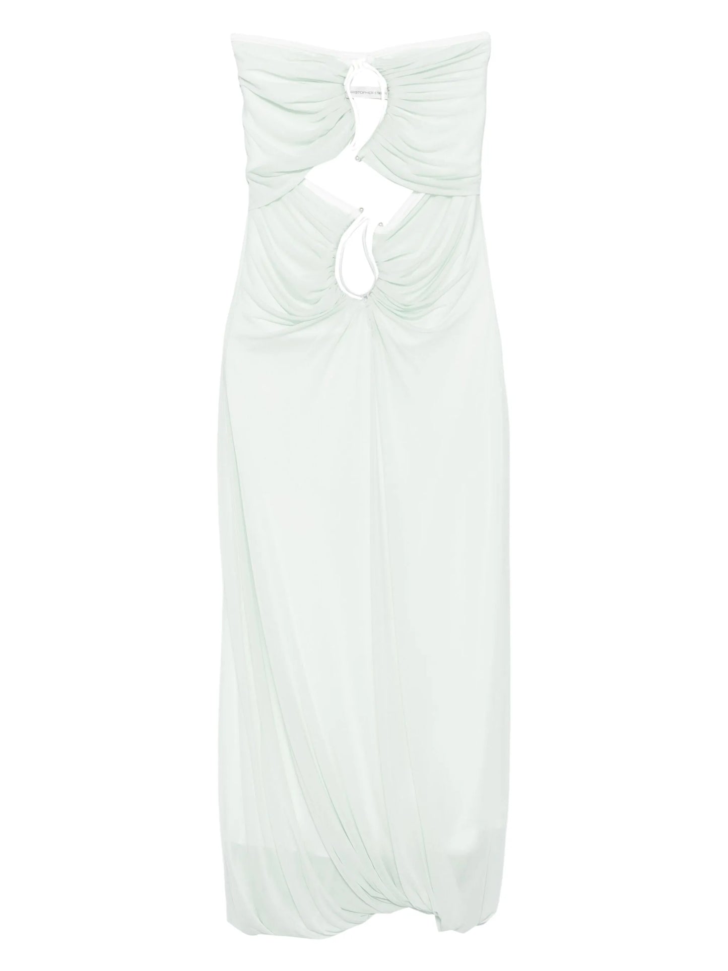 paisley-ring dress