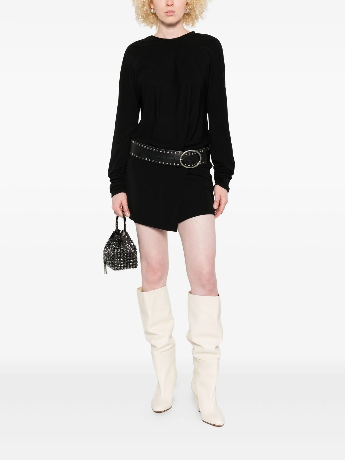 belted dress