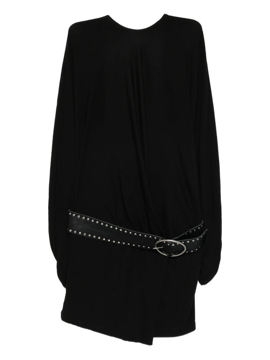 belted dress