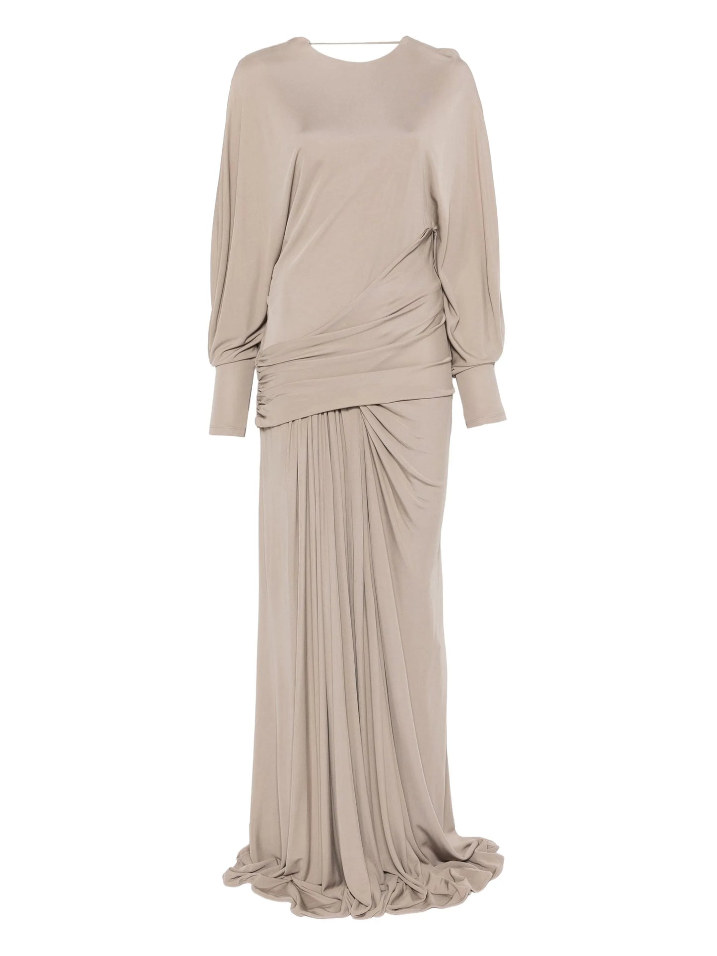 draped jersey dress