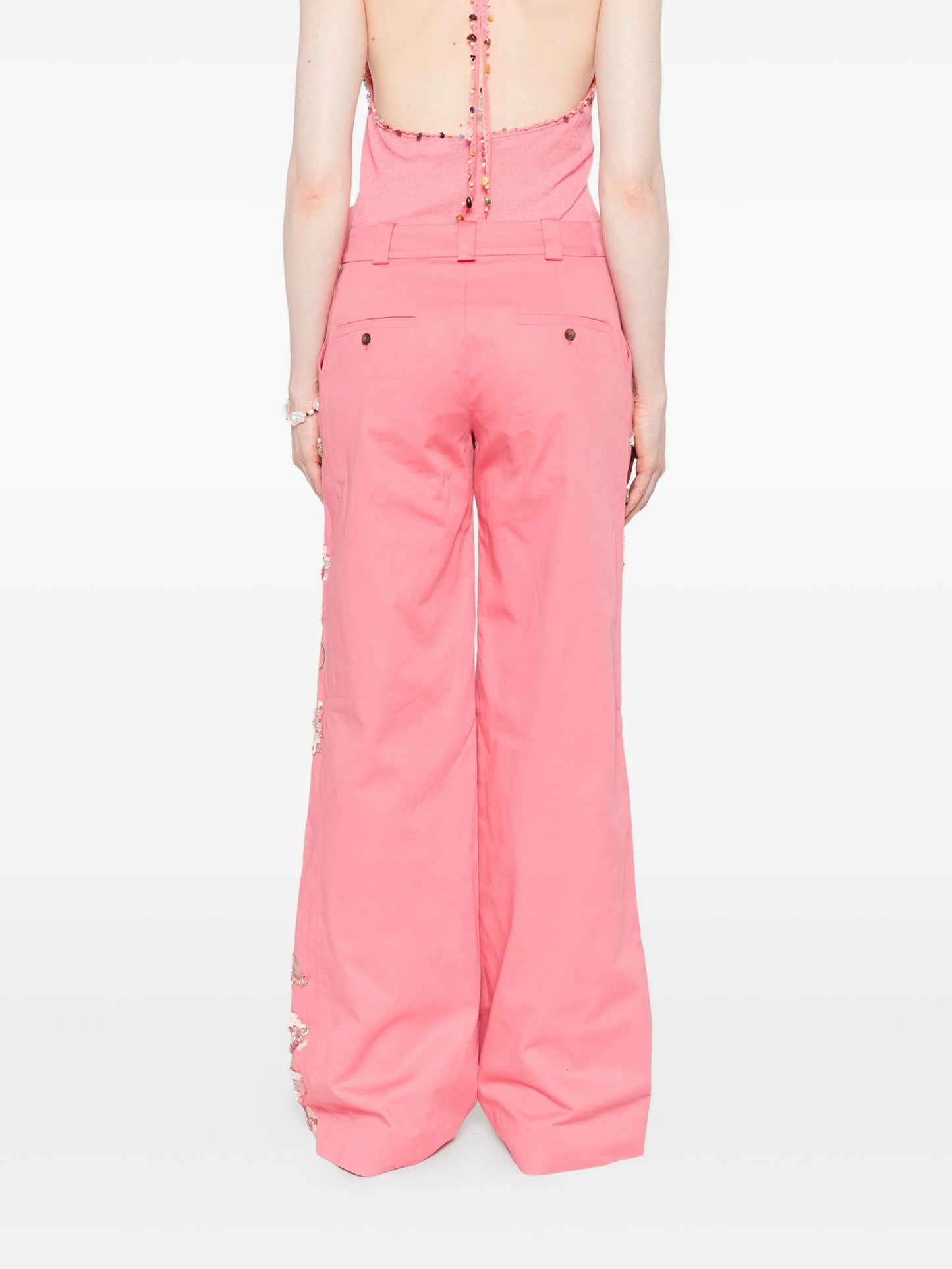 straight-leg trousers