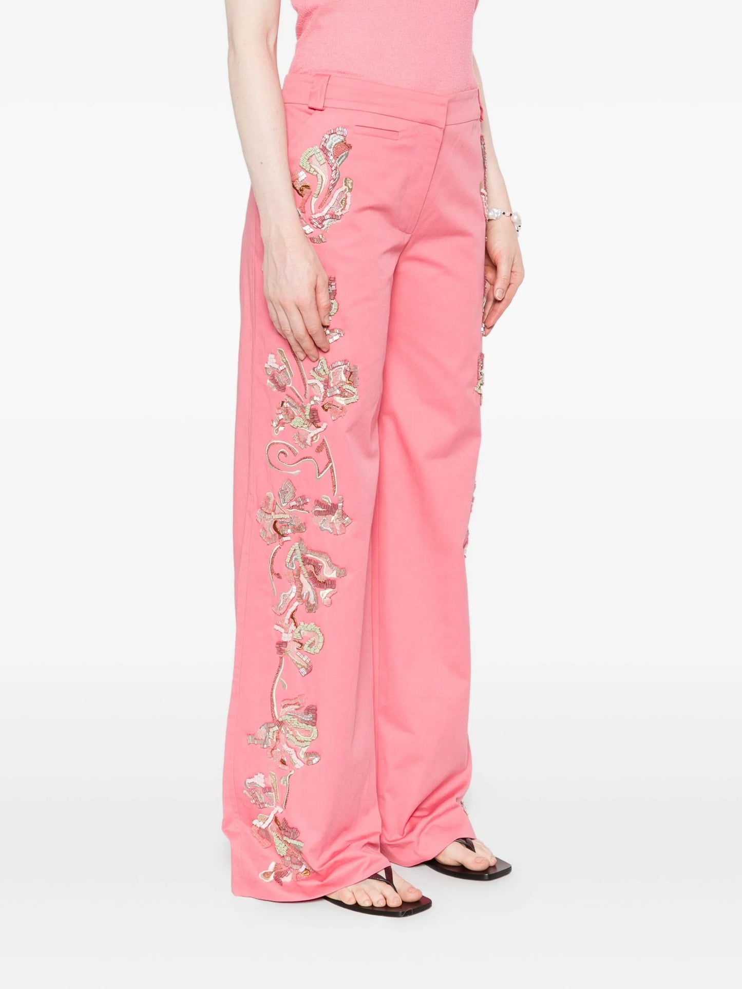 straight-leg trousers