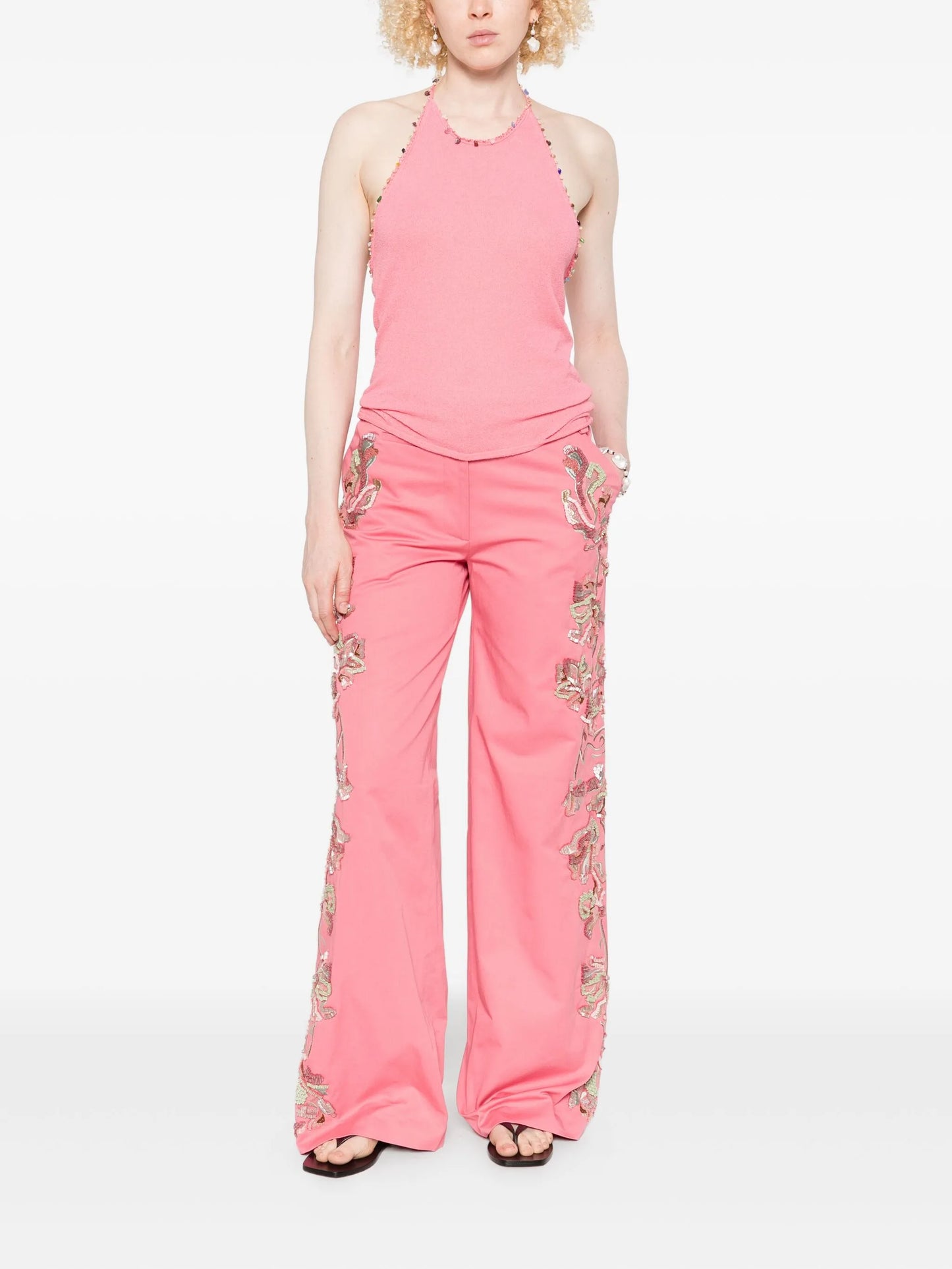 straight-leg trousers