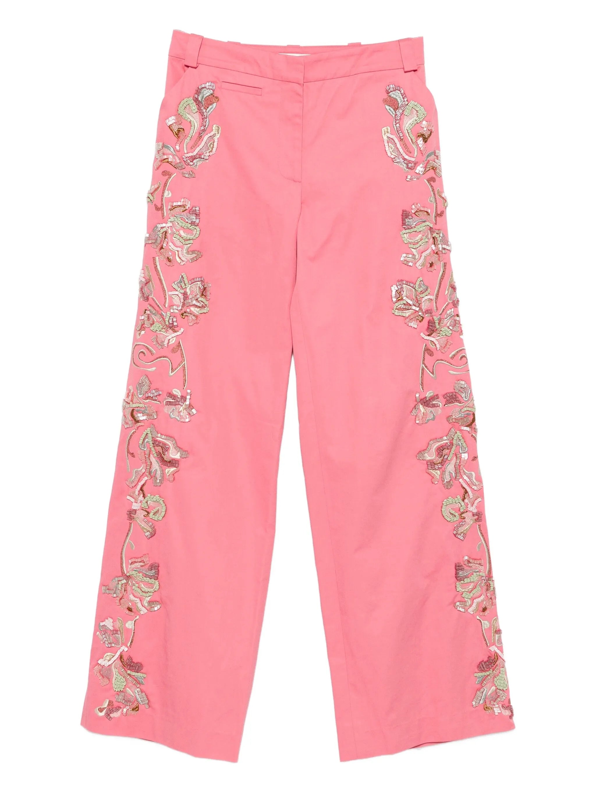 straight-leg trousers