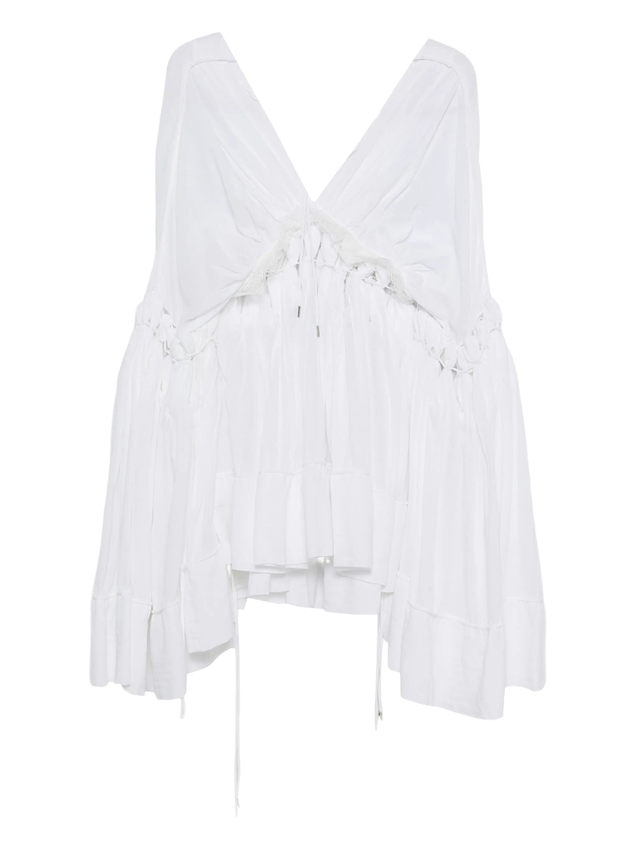 cotton-blend dress