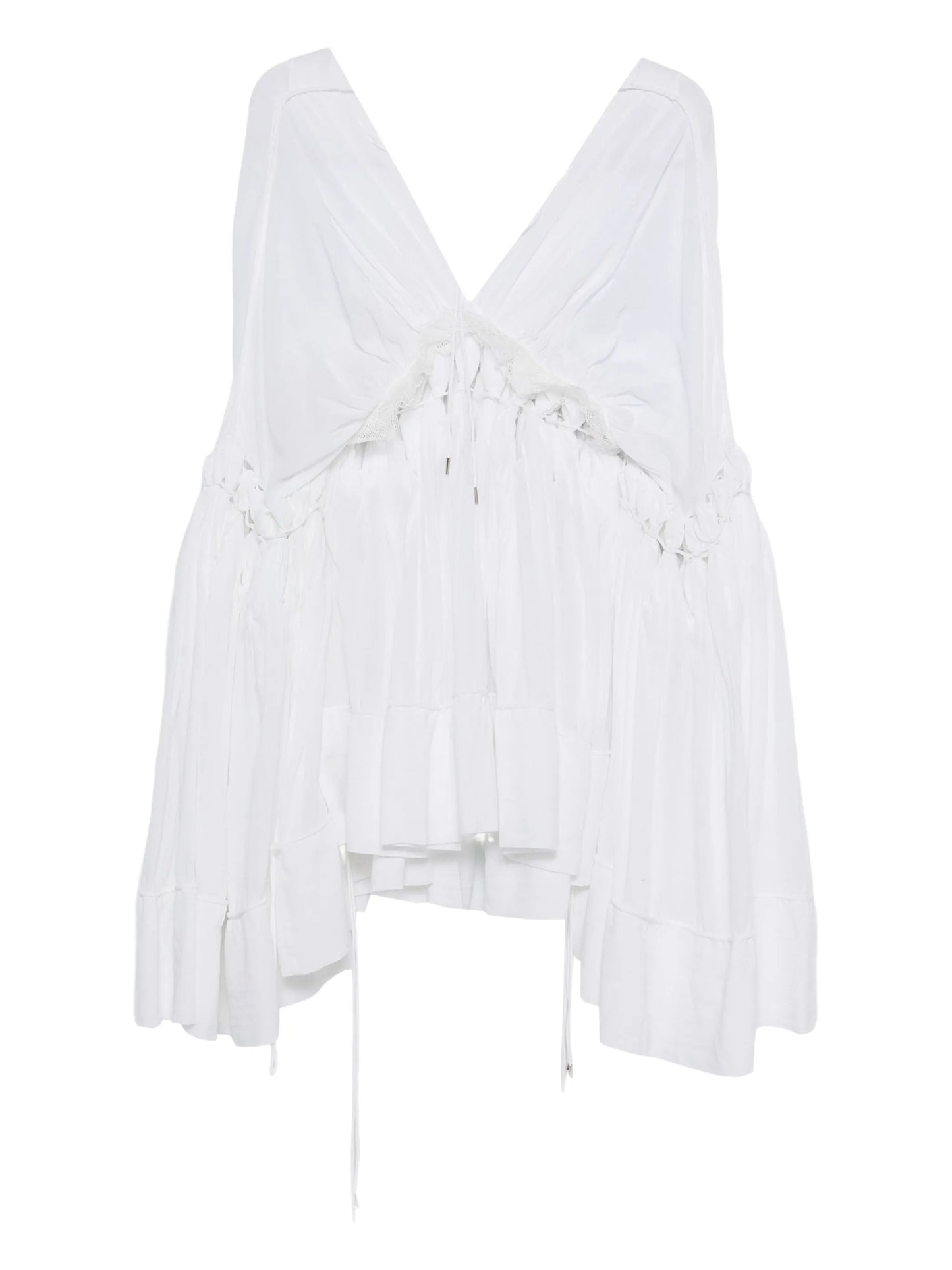cotton-blend dress