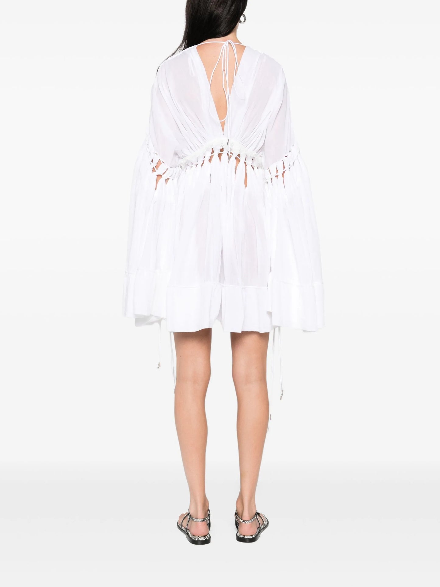 cotton-blend dress