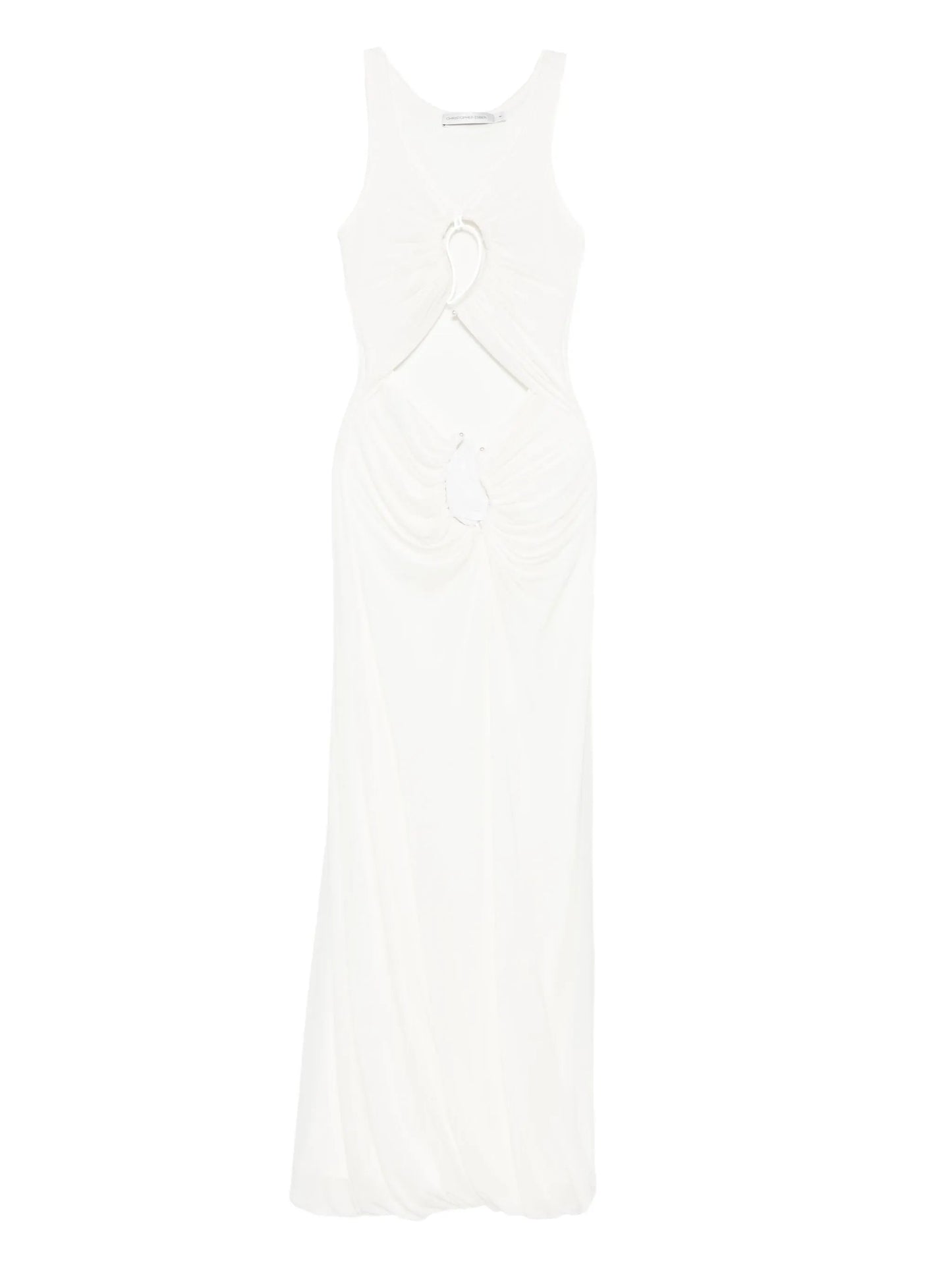 paisley-ring dress