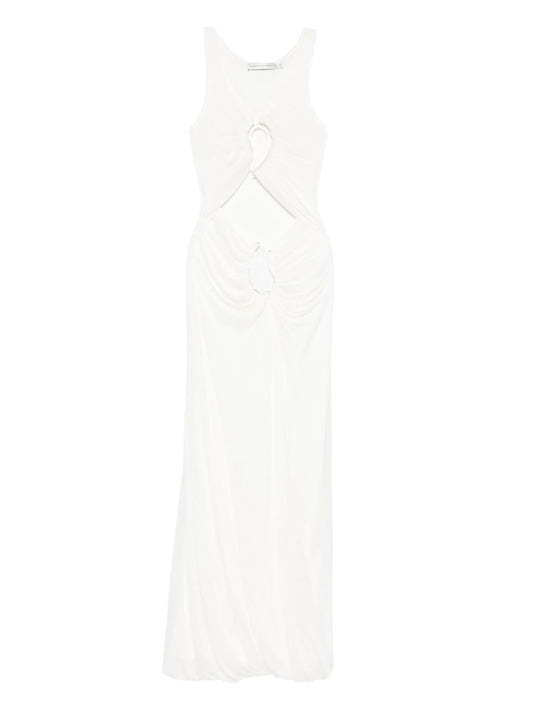 paisley-ring dress