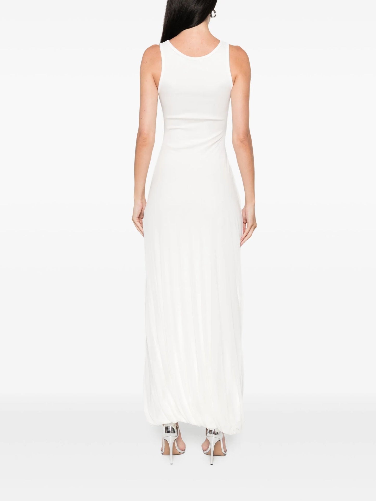 paisley-ring dress