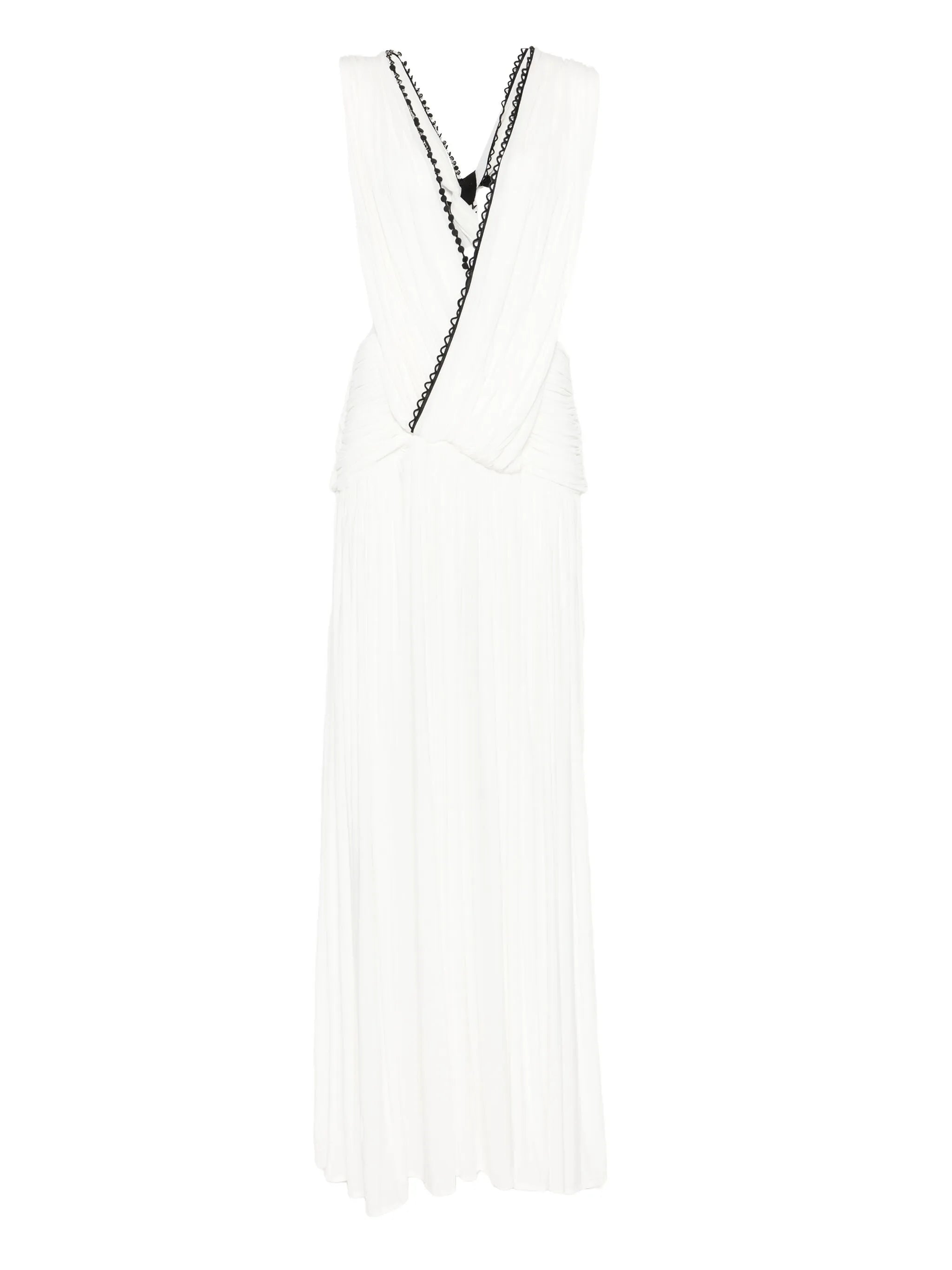 plunge v-neck dress