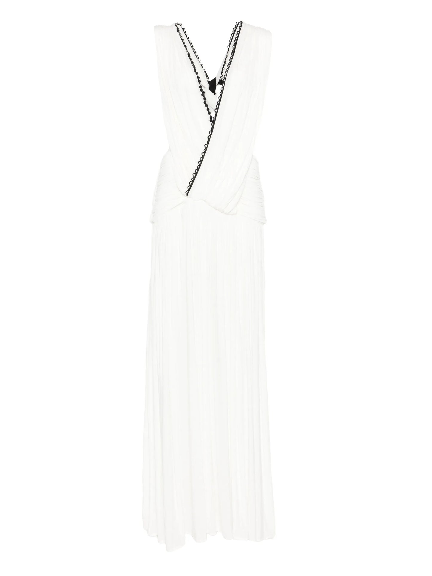 plunge v-neck dress